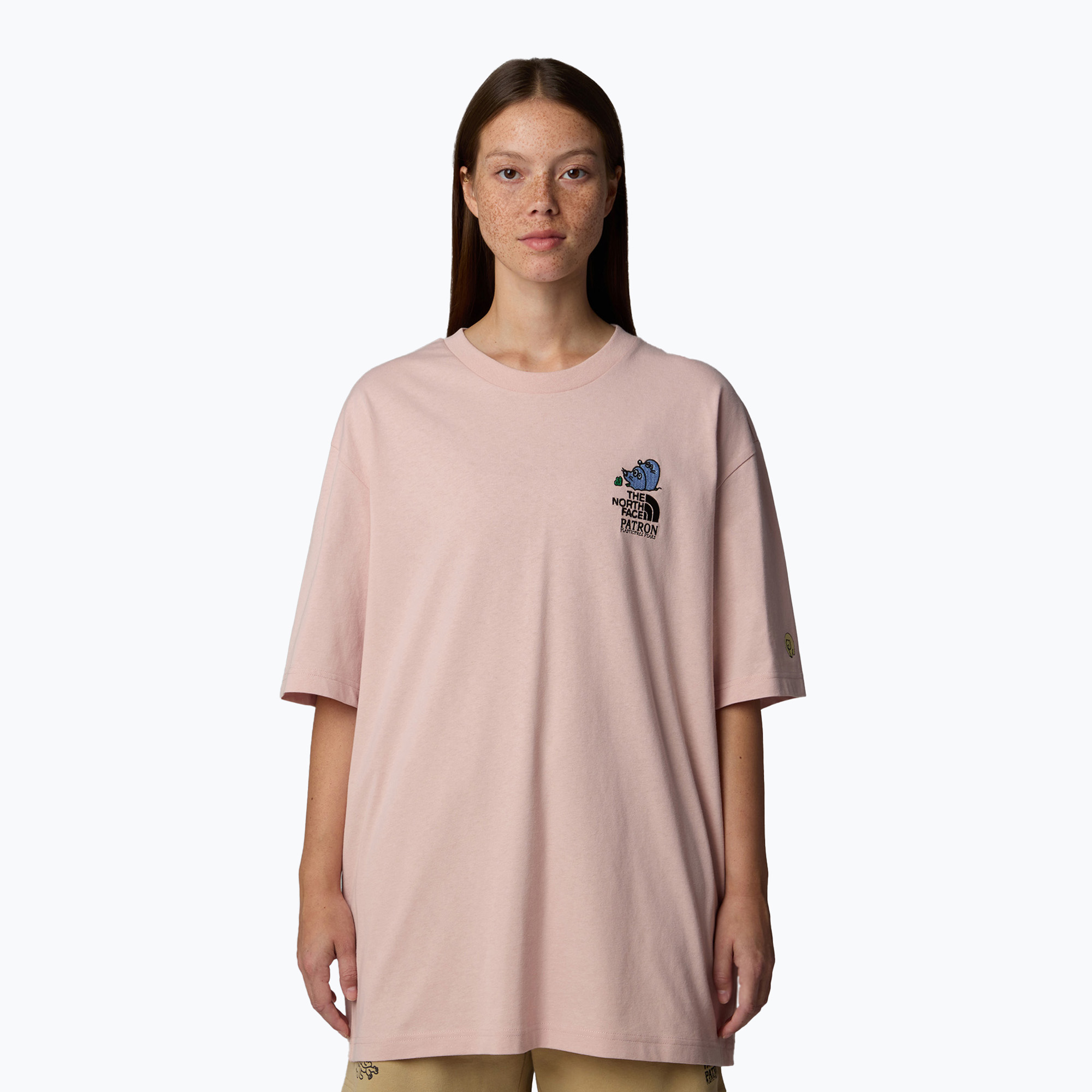 Men's The North Face Reflective Box Nse Tee pink moss shirt