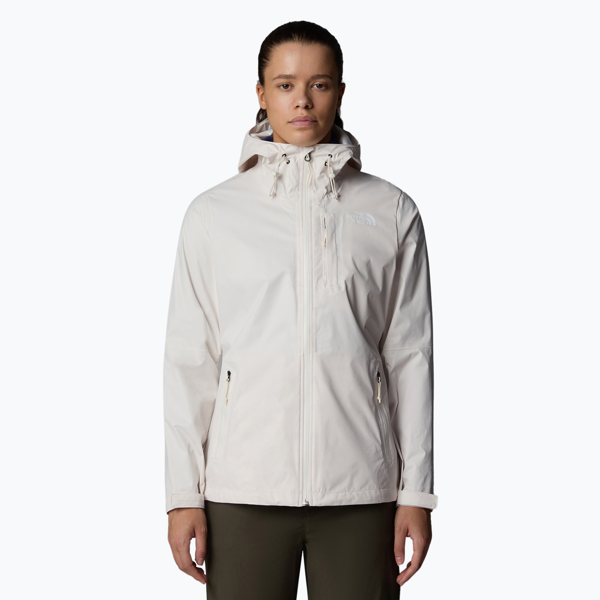 Women's rain jacket The North Face Alta Vista Rain white dune (S)