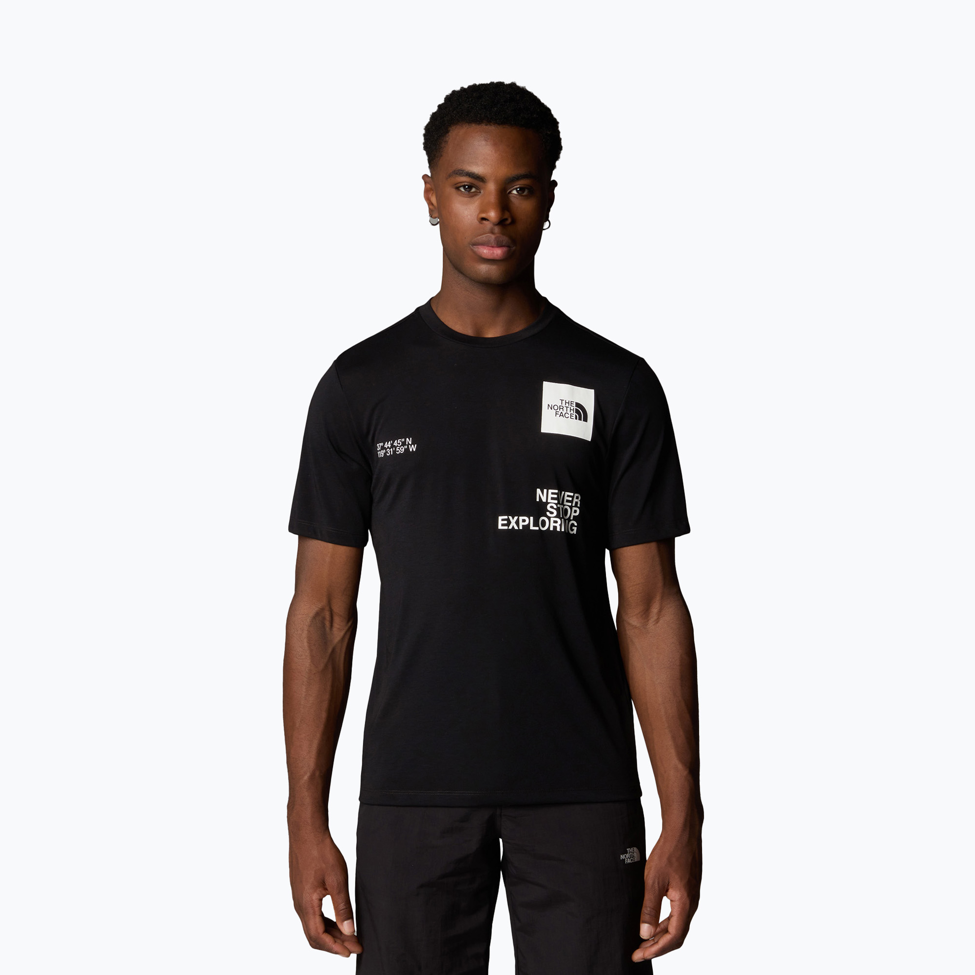 Men's T-shirt The North Face Mountain Foundation Coordinates Tee tnf black (M)