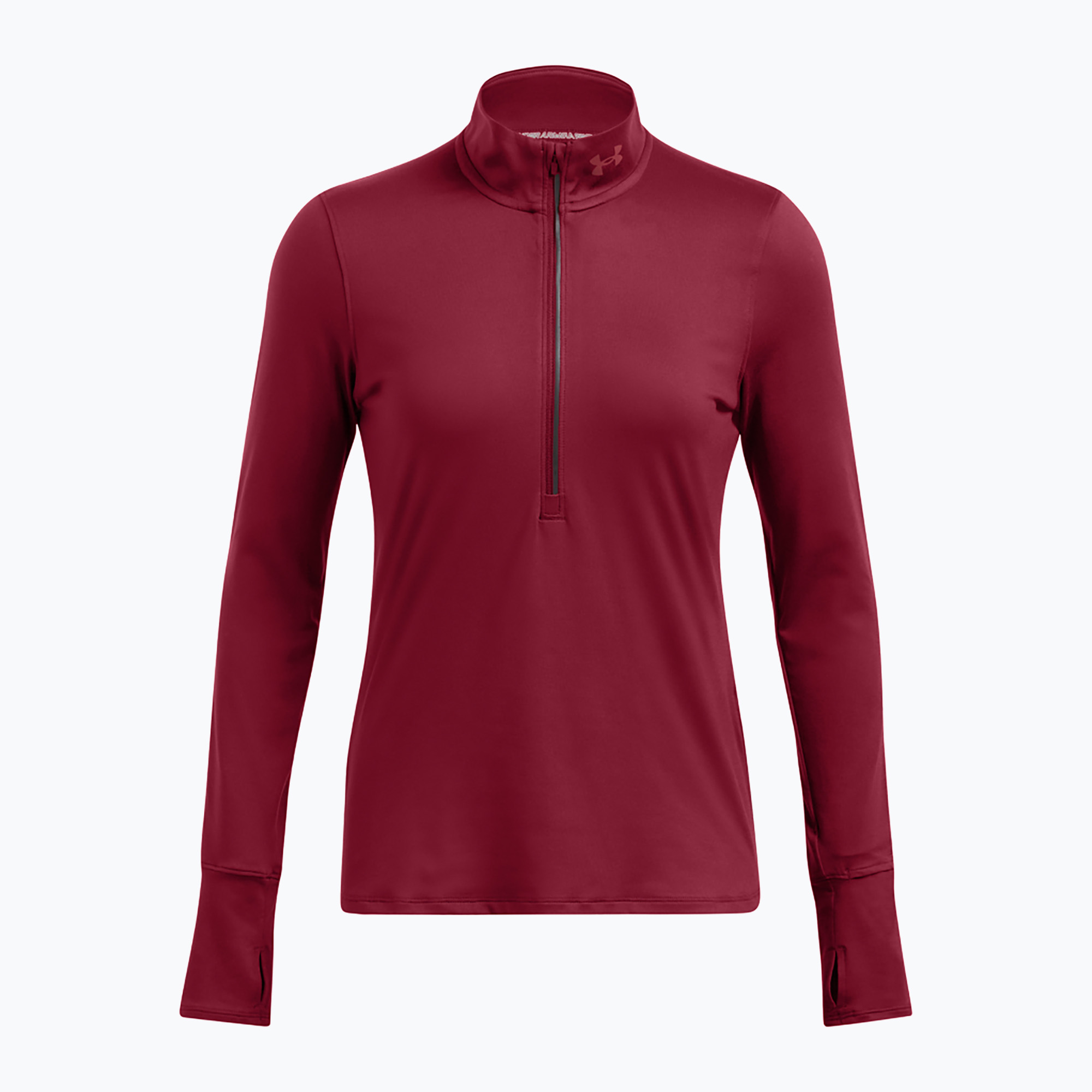 Under Armour Launch Pro Half Zip cardinal/reflective women's running longsleeve (L)