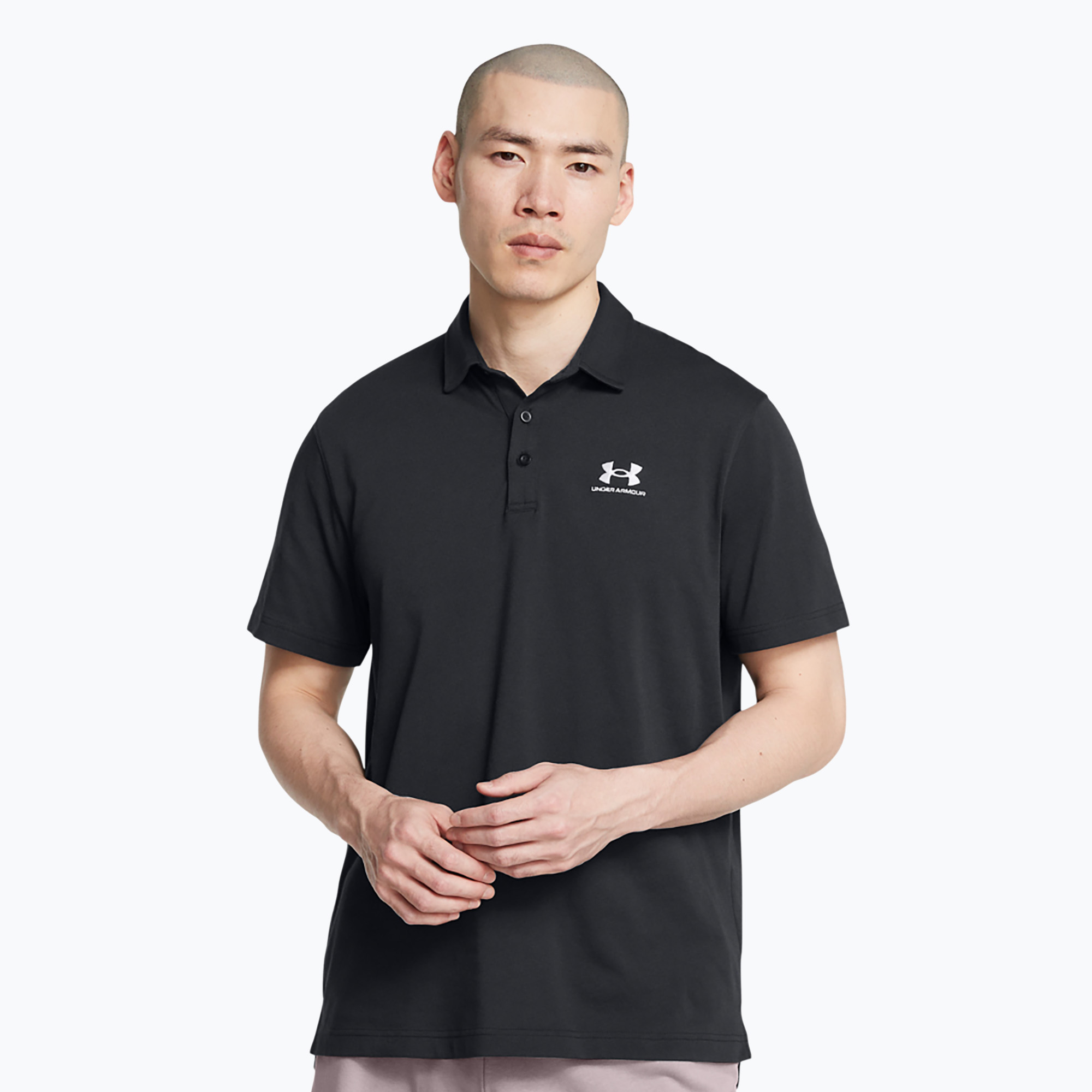 Under Armour men's polo shirt Icon Polo black/white
