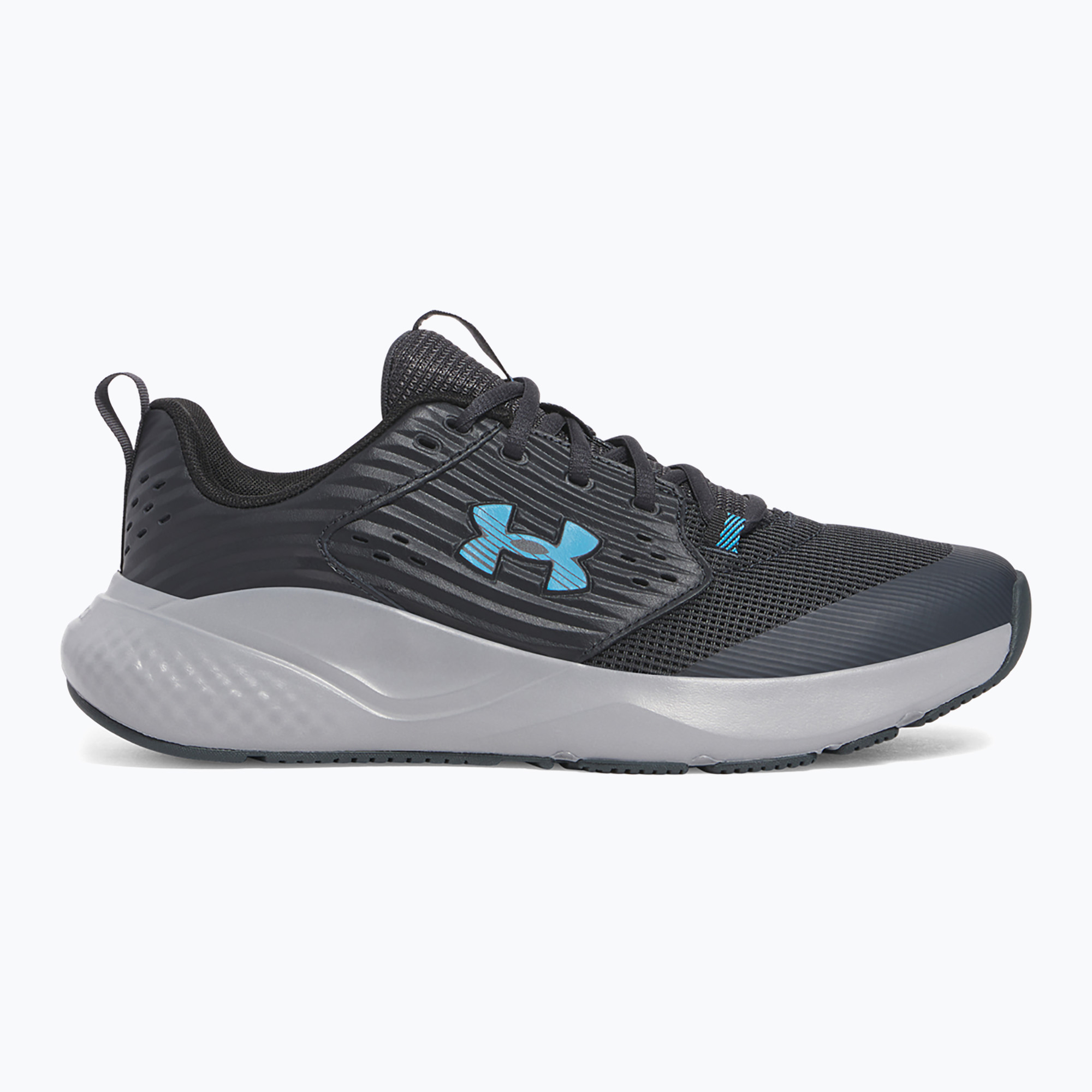 Men's training shoes Under Armour Commit 4 anthracite/steel/ether blue (42 EU)