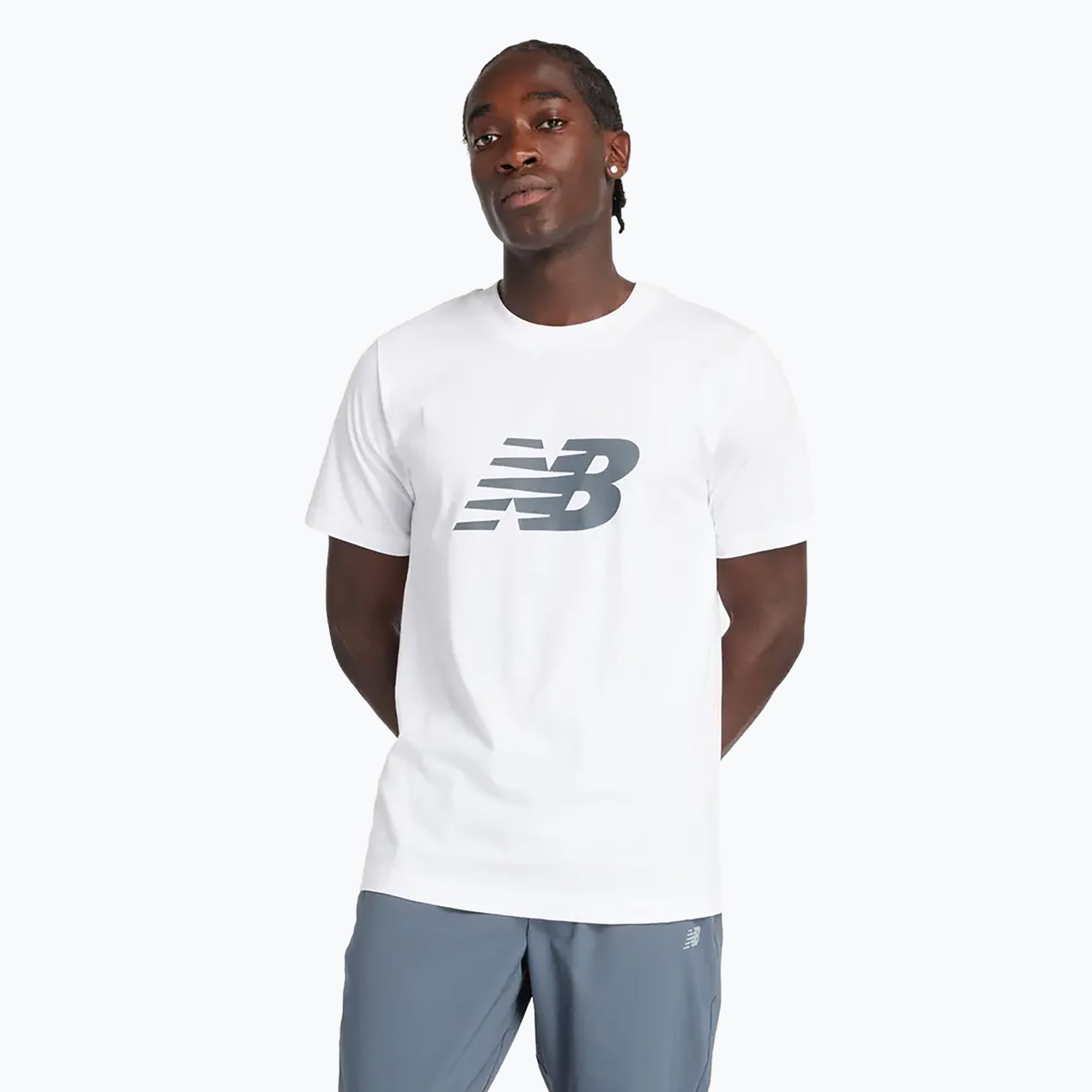 Men's New Balance Graphic V Flying T-shirt white (2XL)