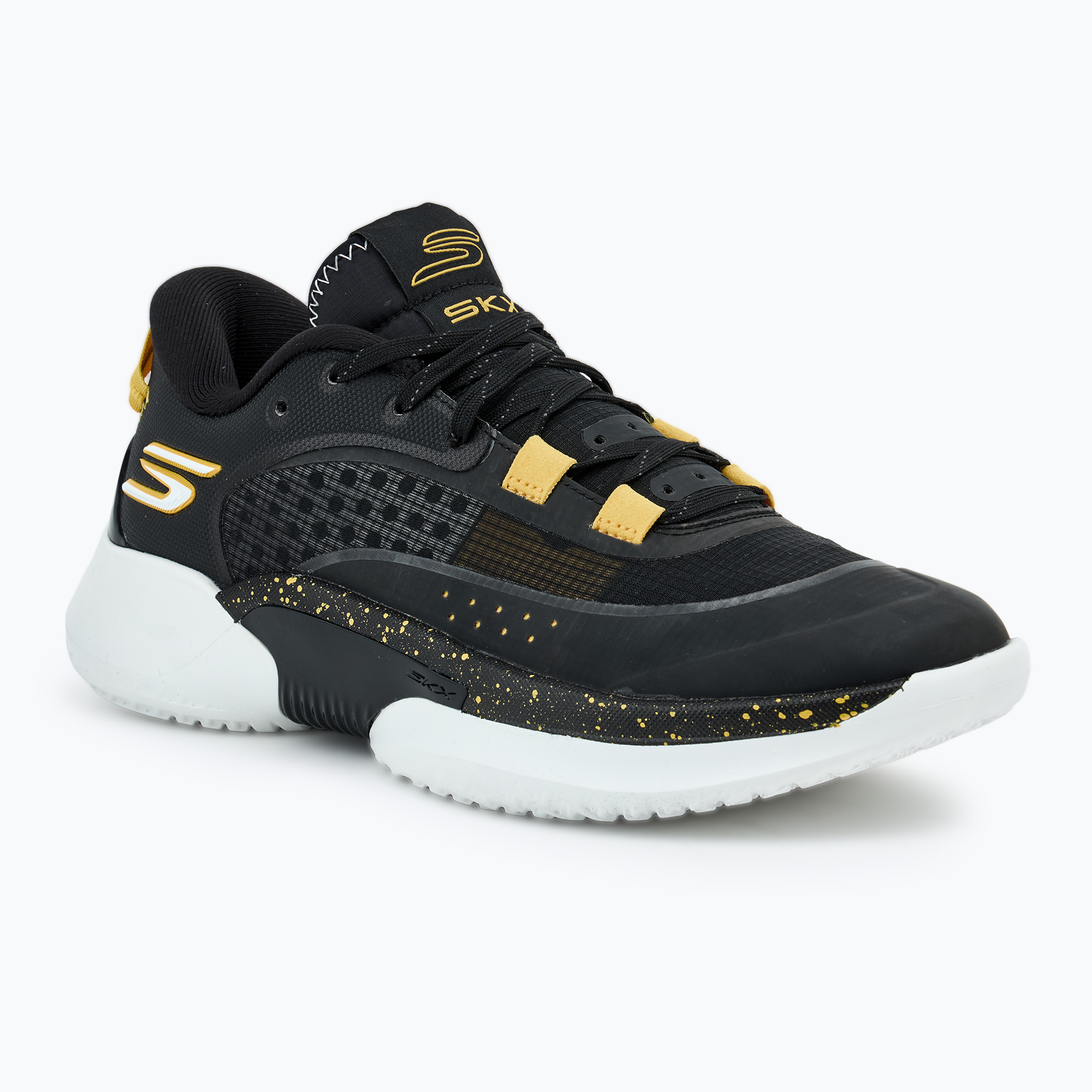 SKECHERS SKX Resagrip men's basketball shoes black/gold (40.5 EU)