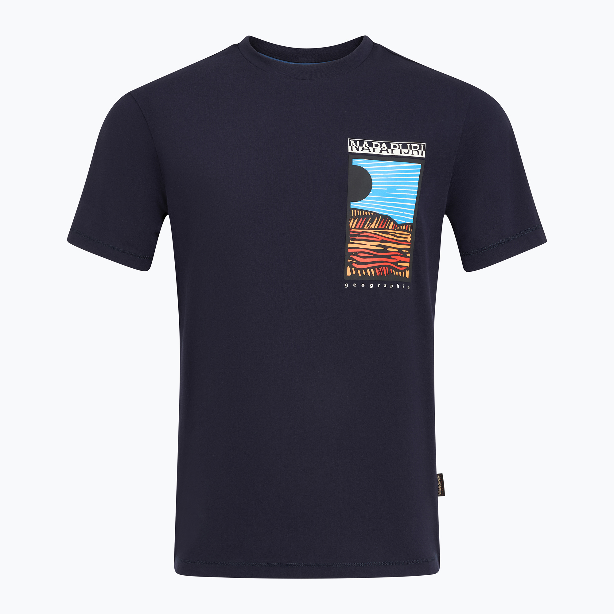 Men's Napapijri S-Valdor blu marine T-shirt (XL)