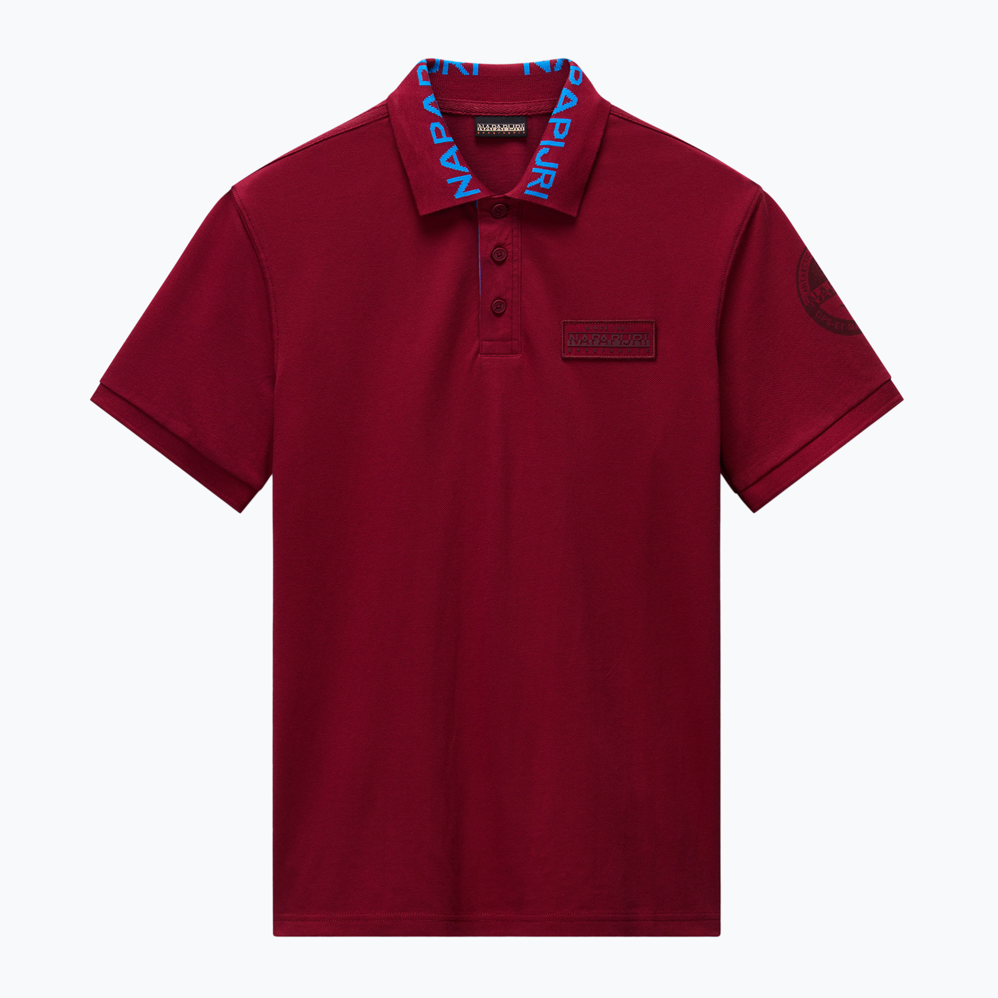 Men's polo shirt Napapijri E-Amundsen 1 tibetan red R1E (S)