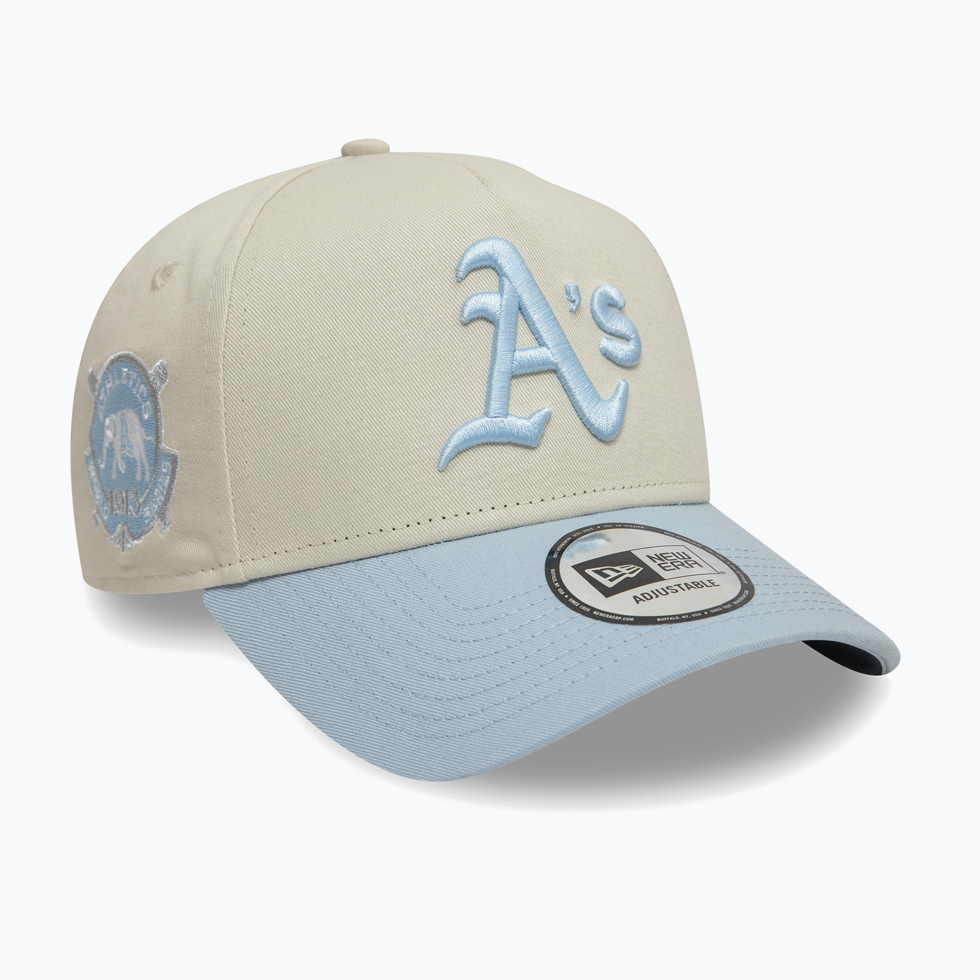 New Era WS Patch Eframe Oakland Athletics light beige baseball cap