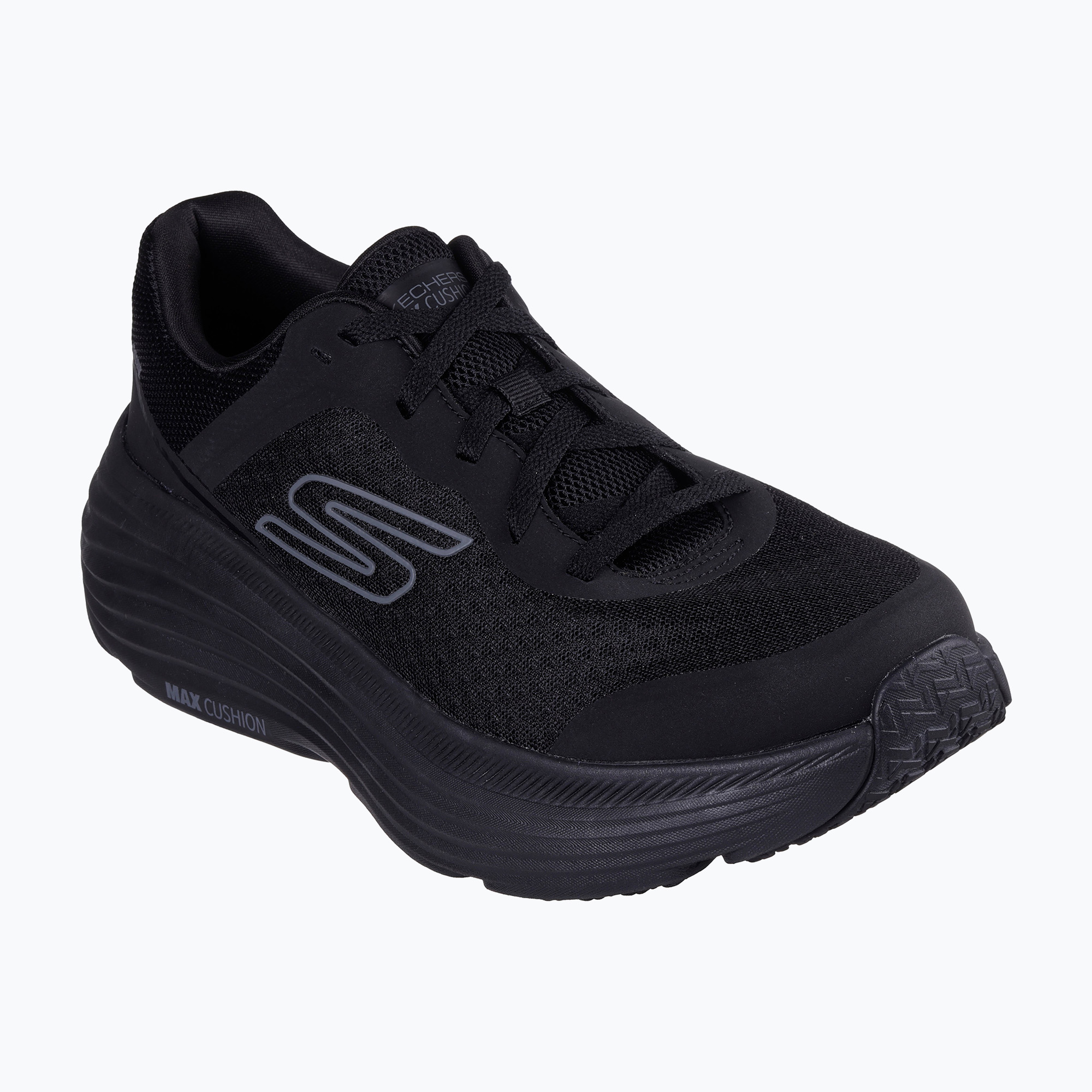 SKECHERS men's Max Cushioning Endeavour black shoes (44 EU)