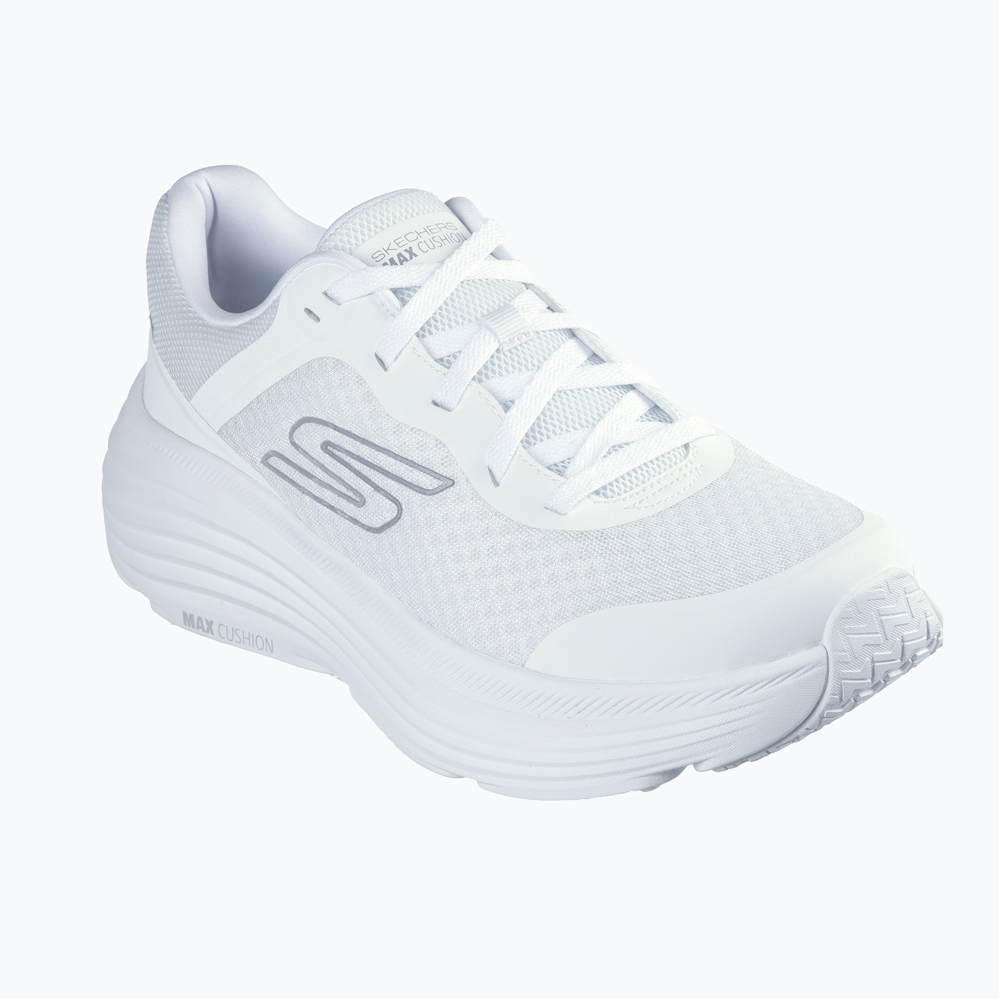 SKECHERS men's Max Cushioning Endeavour white shoes (45 EU)