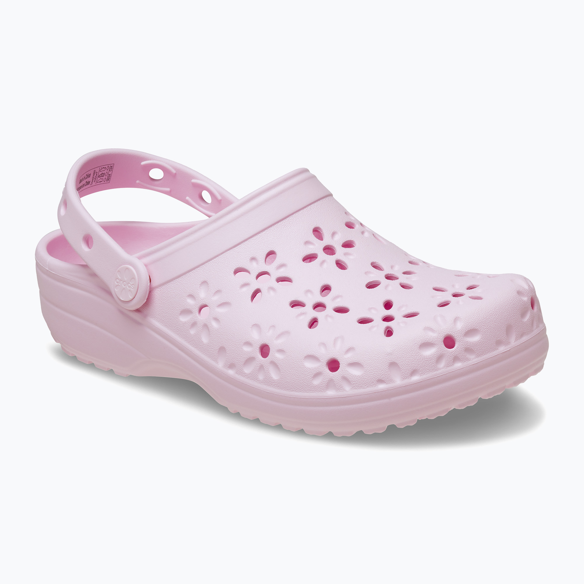 Crocs Classic Floral Cutout Clog pink milk (38-39 EU)