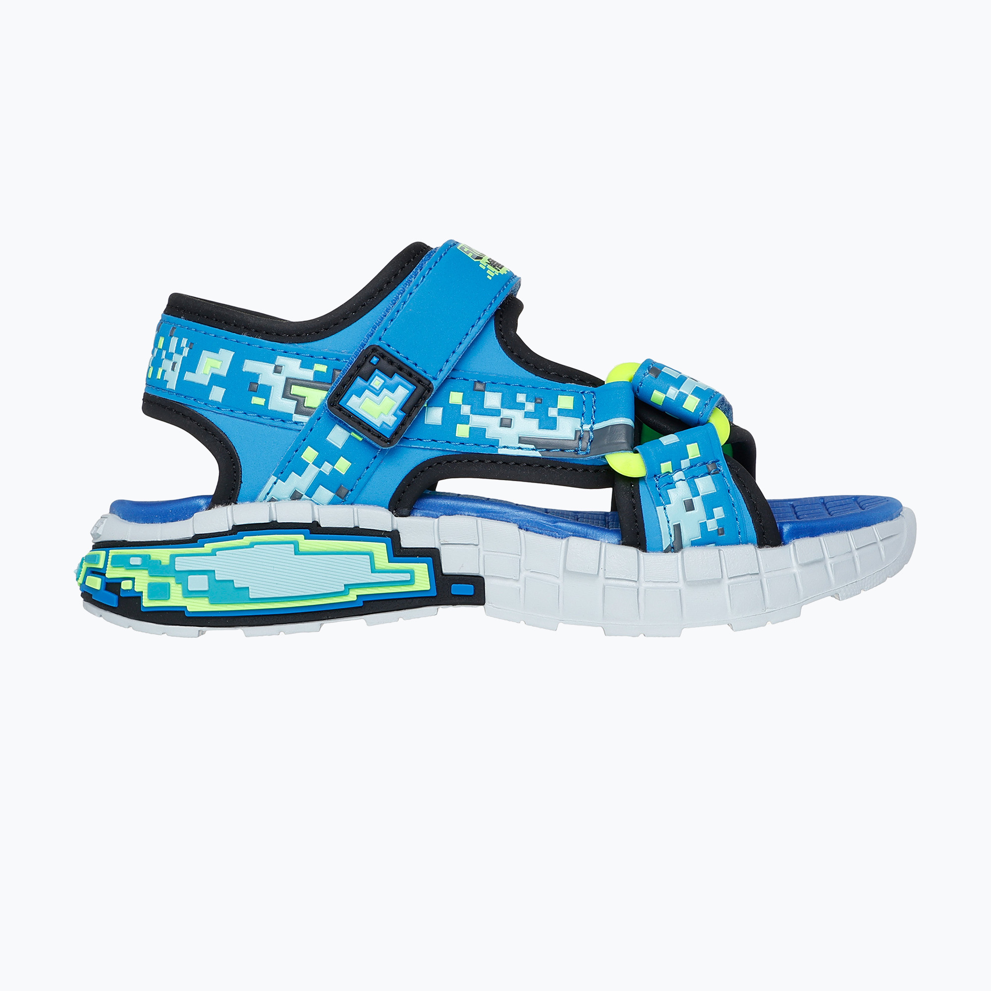 SKECHERS Mega Splash children's sandals black/blue/lime (27 EU)