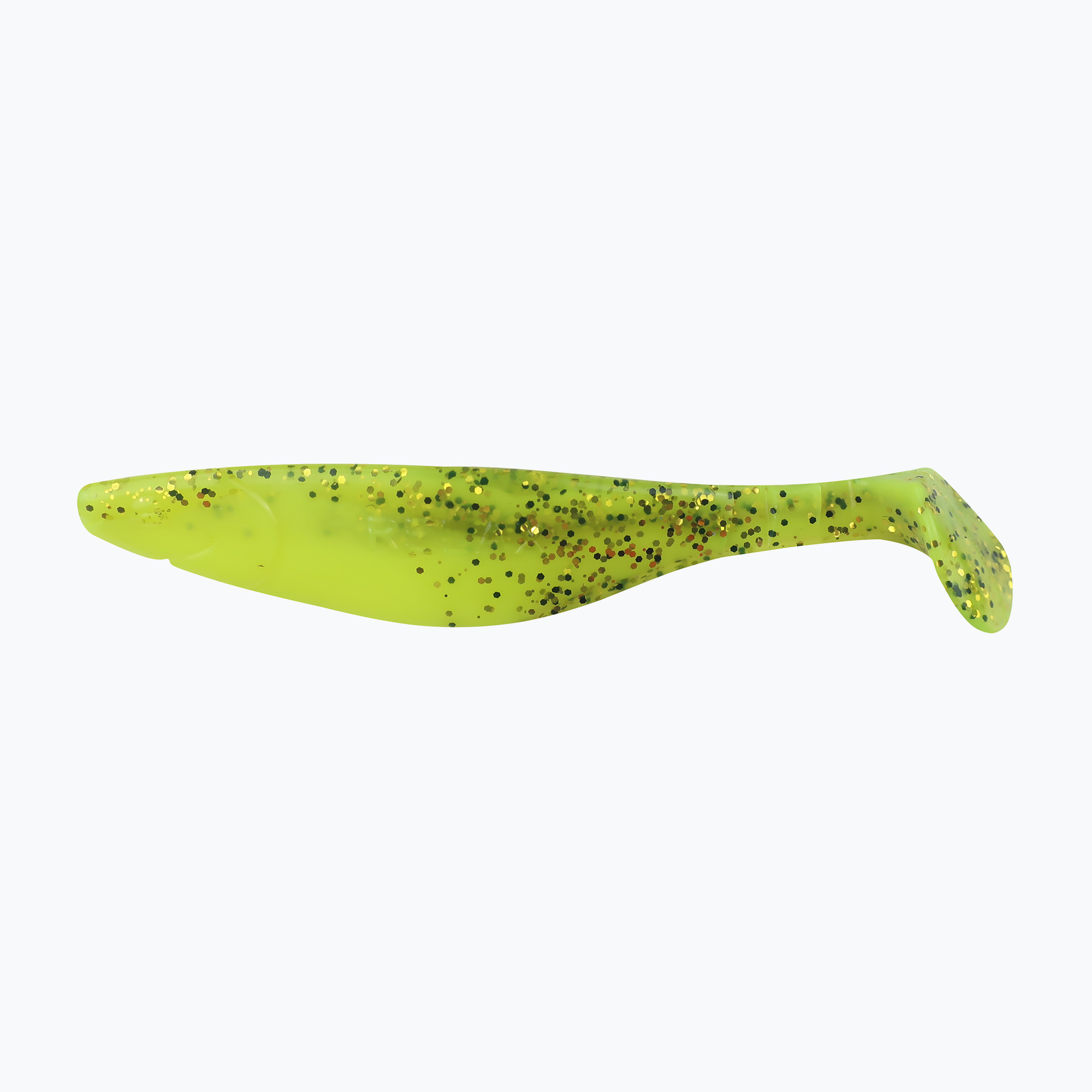 Relax Hoof 5 Laminated rubber lure 3 pcs chartreuse-gold black glitter silk BLS5-L (5 / 12.7 cm)