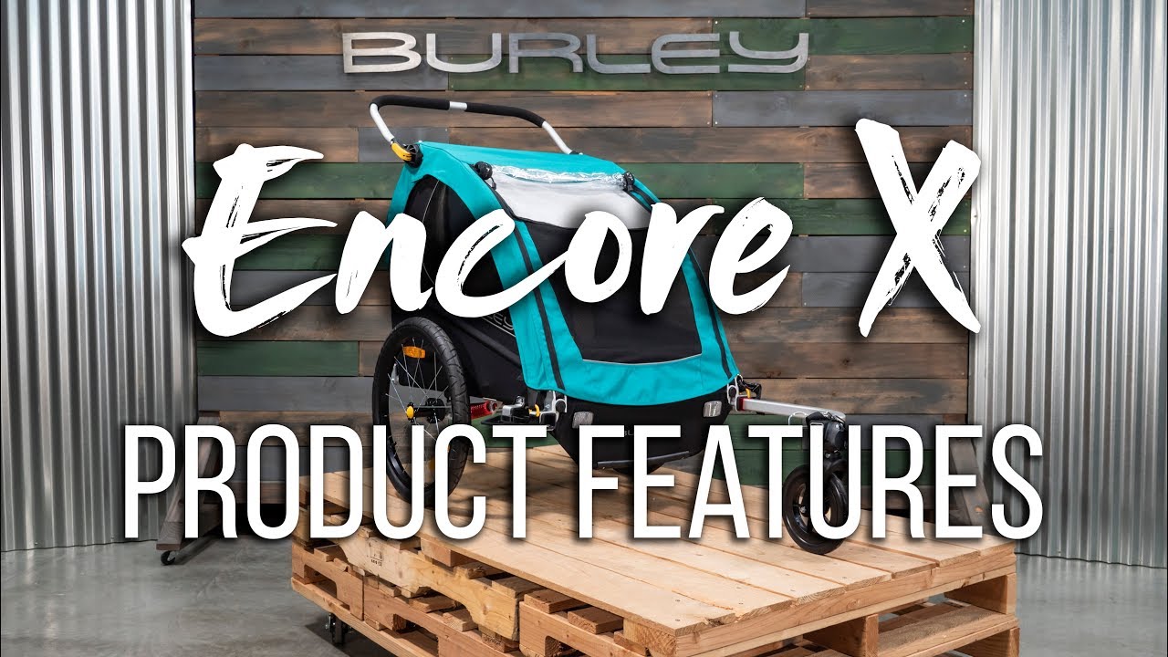 Burley Children's Bike Trailer Encore X blue BU-937101