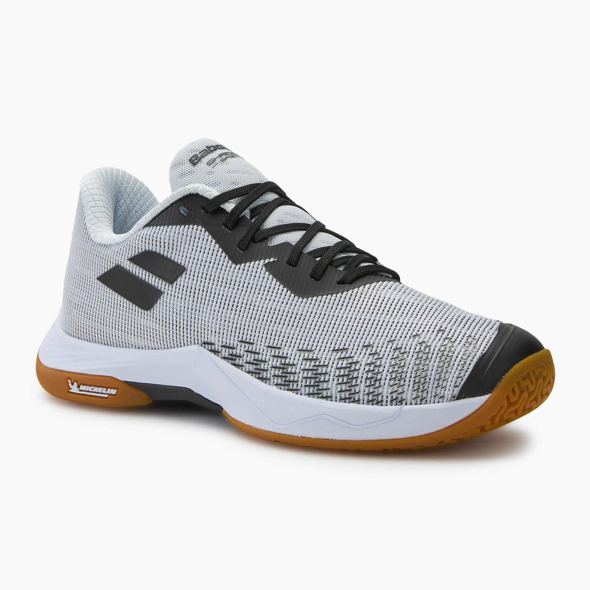 Men's badminton shoe Babolat Shadow Spirit 2 white/ black (43 EU)