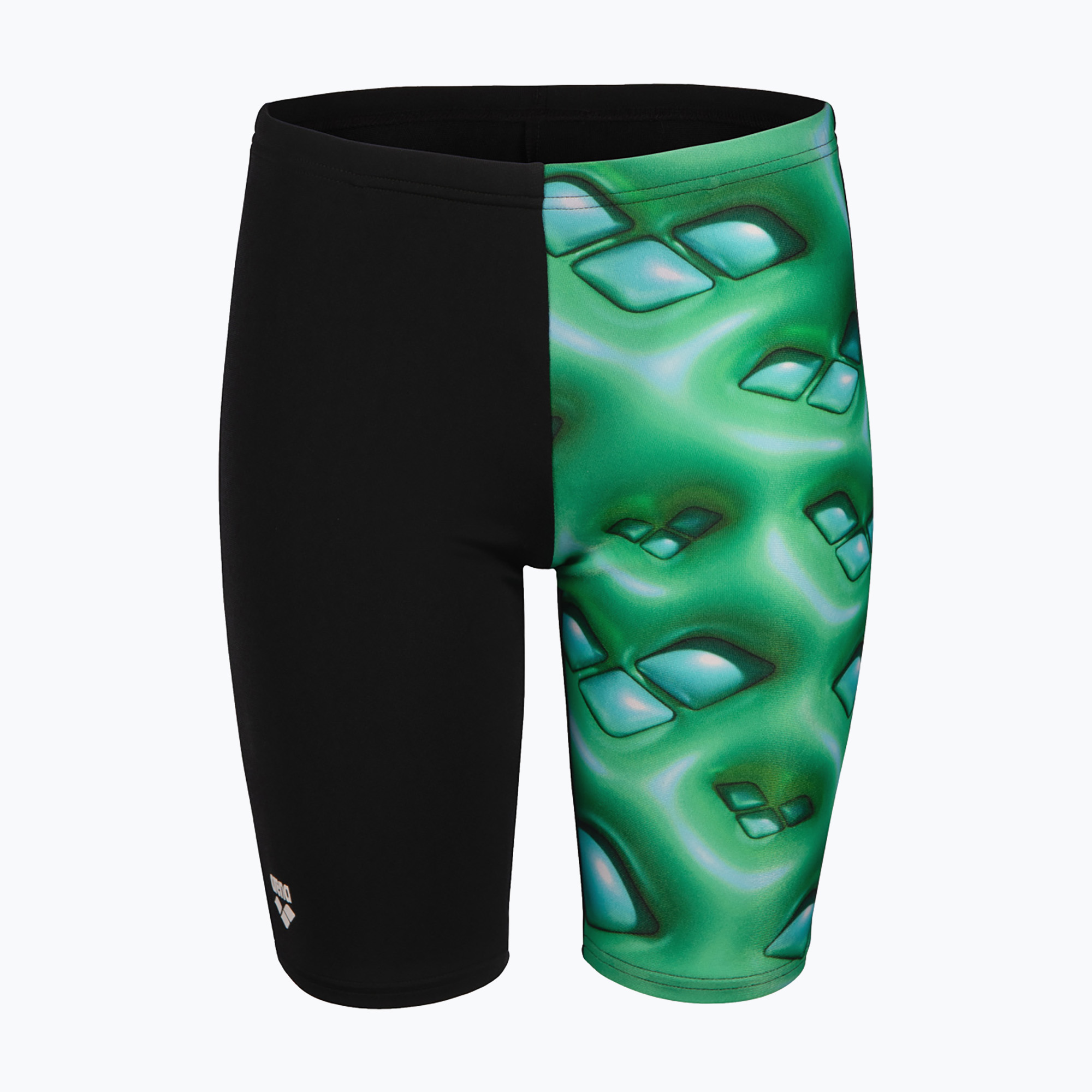 Children's arena Foam Swim Jammer black/soft green multi (116)