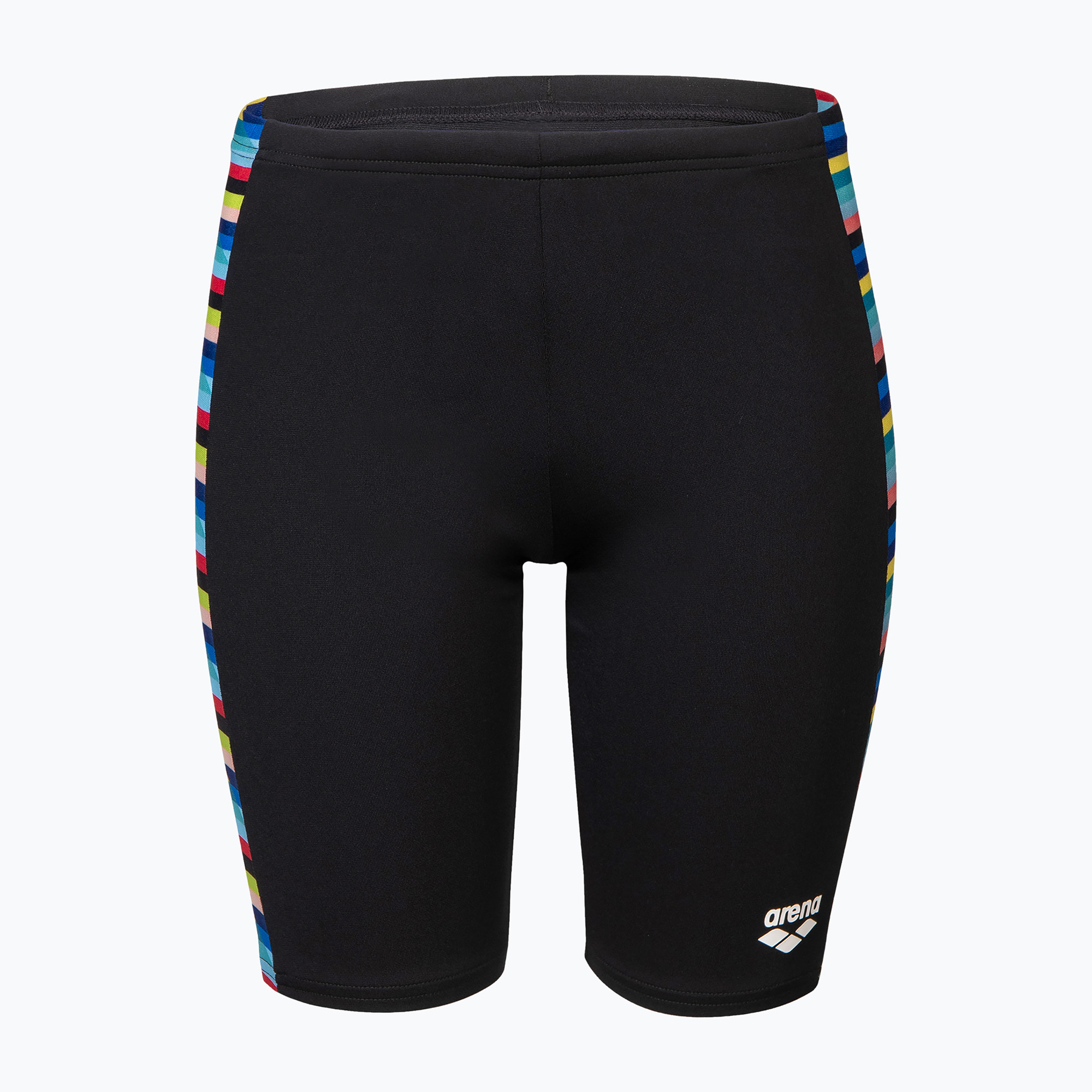 Children's arena Racing Stripe Swim Jammer black/black multi