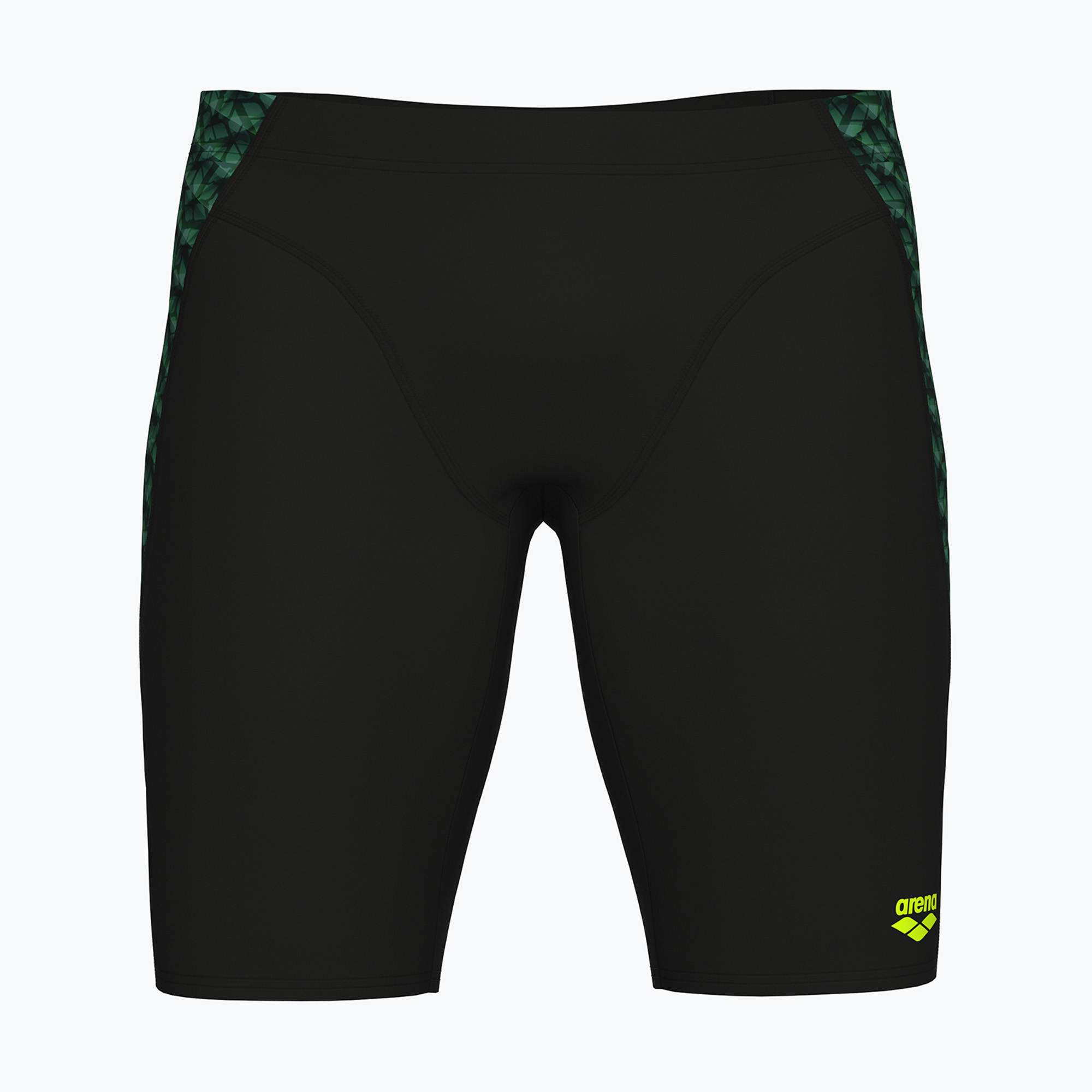 Men's arena Monogram Swim Jammer black/dark sage multi (95)