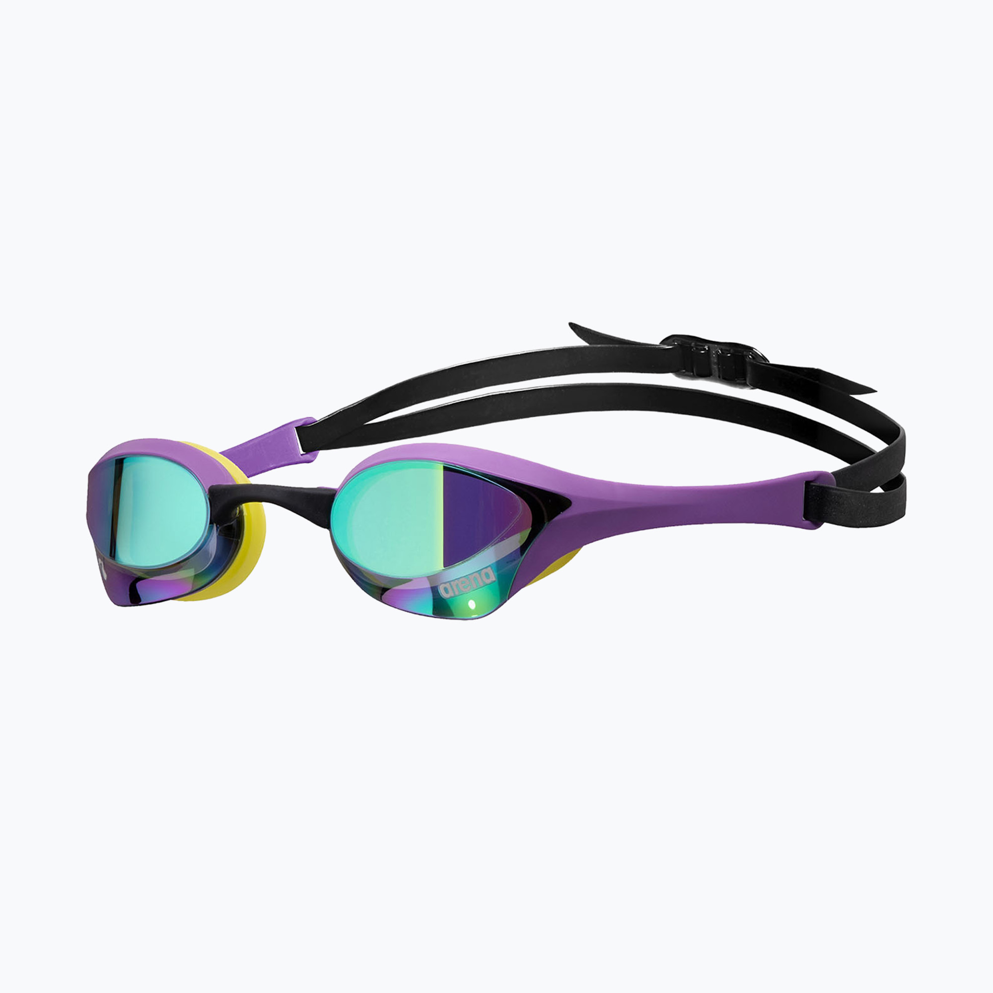 Arena swim goggles Cobra Ultra Swipe Mirror emerald/plum/cyber lime
