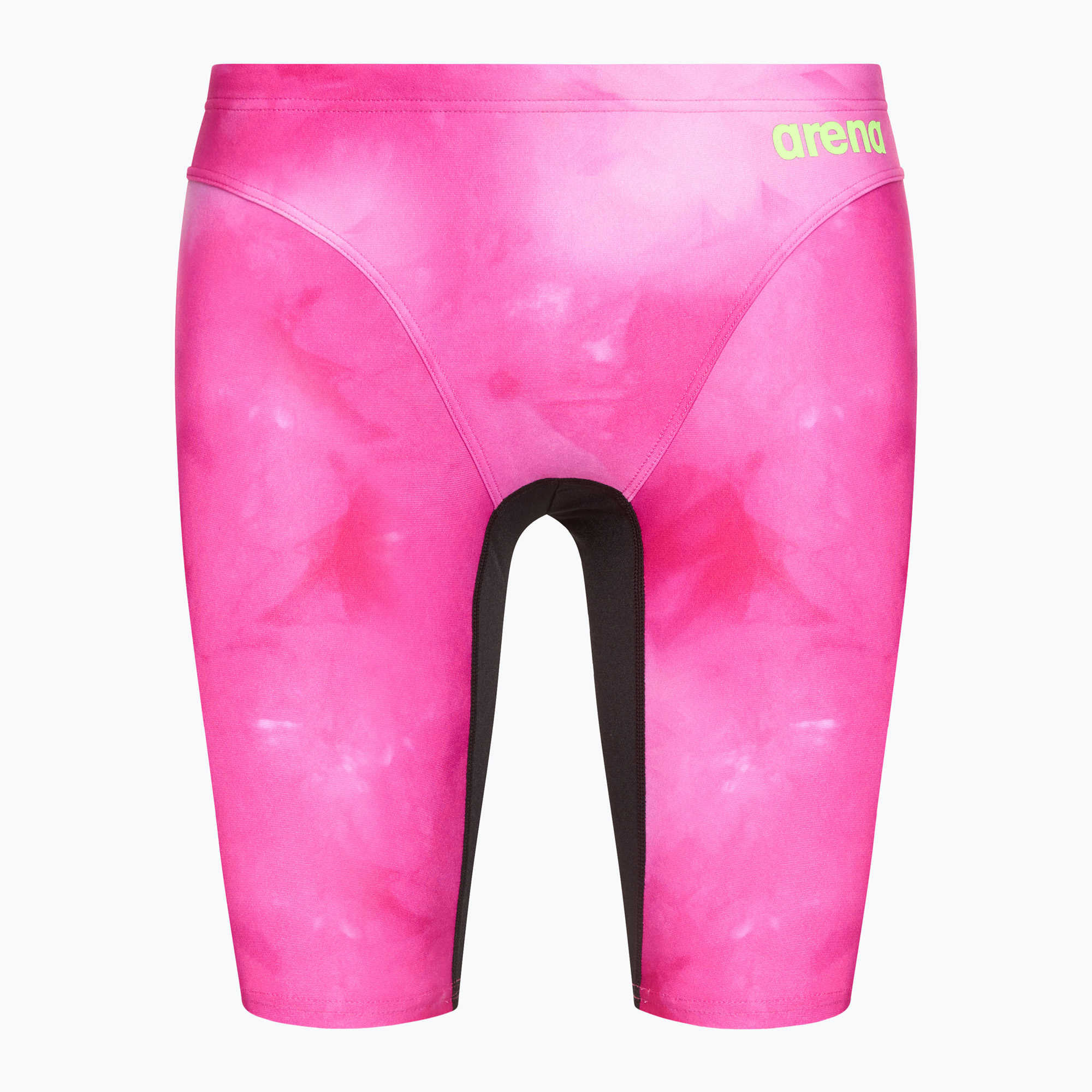 Men's swimming jammers arena Tie-Dye Jammer Allover Print shocking pink multi/black (80)