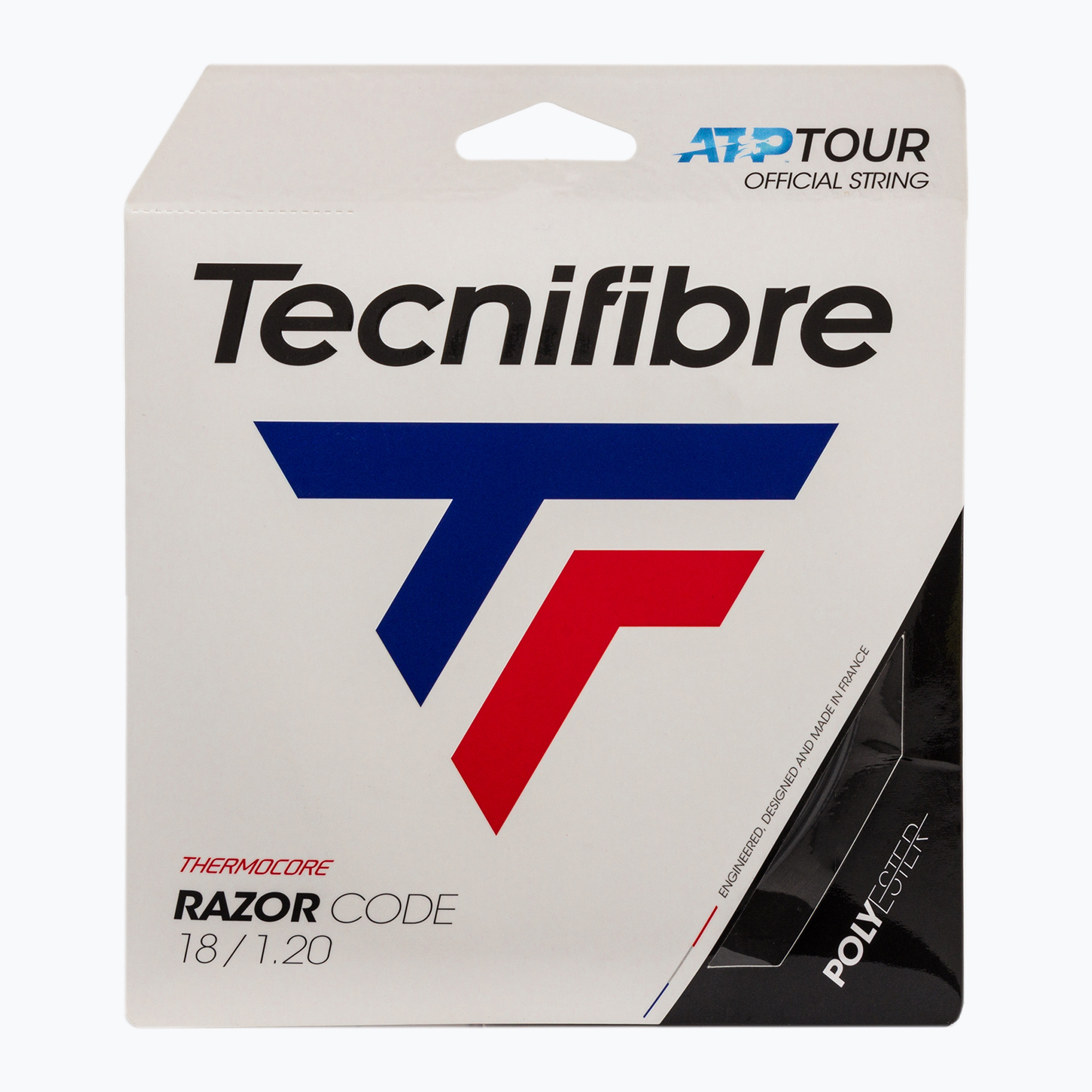Tennis string Tecnifibre Razor Code 12 m black 04GRA120XC (1.25 mm)