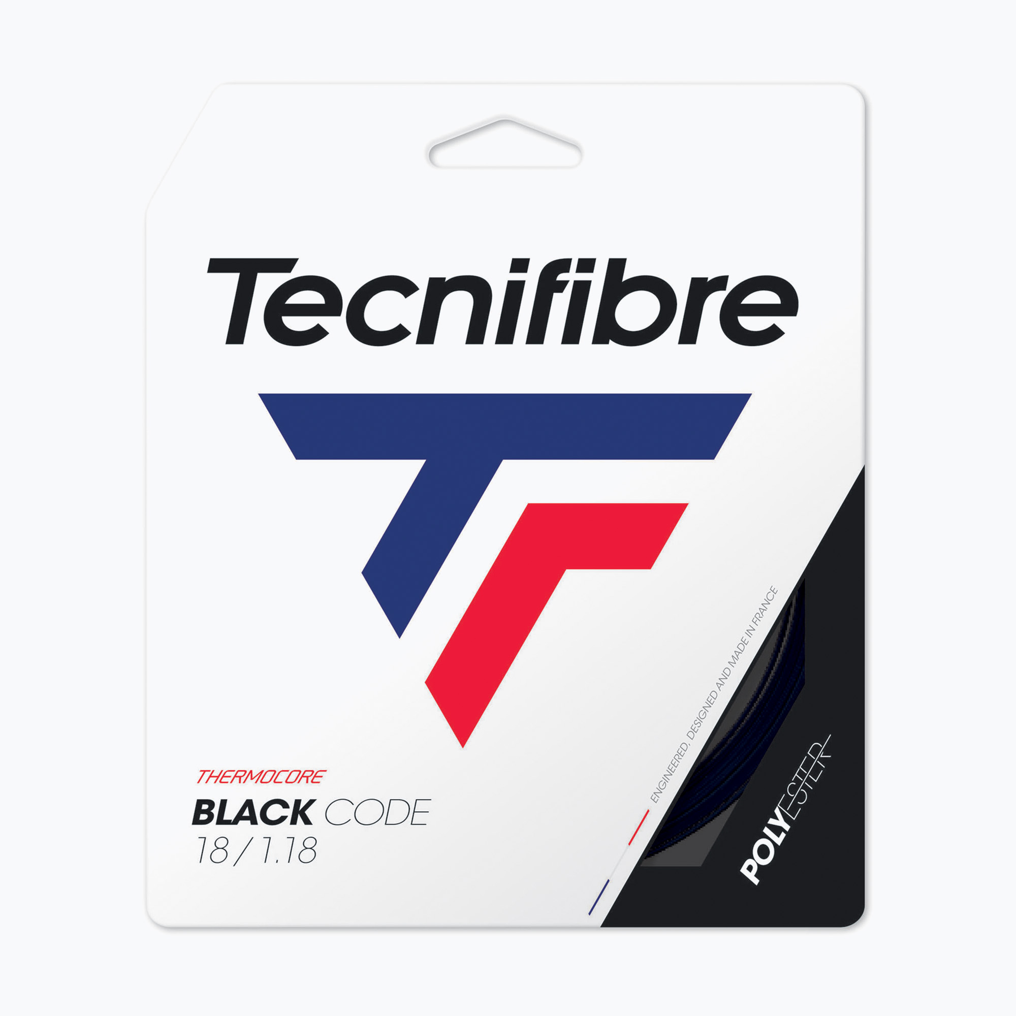 Tennis string Tecnifibre Black Code 12 m black 04GBL118XB (1.24 mm)