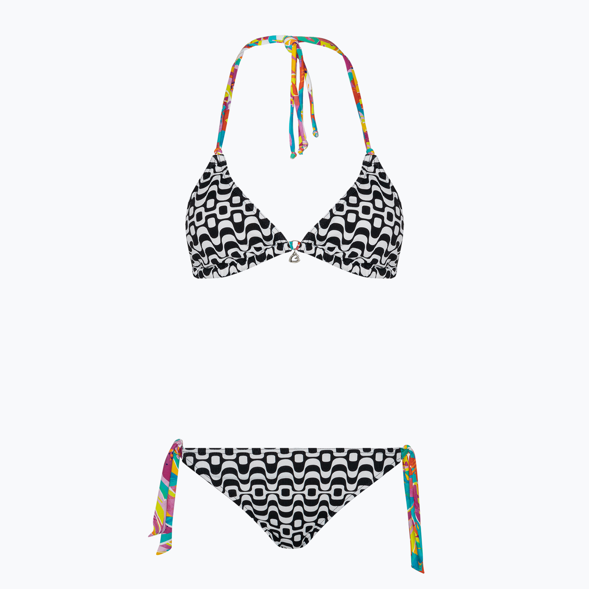 Women's two-piece swimsuit Banana Moon Yerodasia Mosaico noir