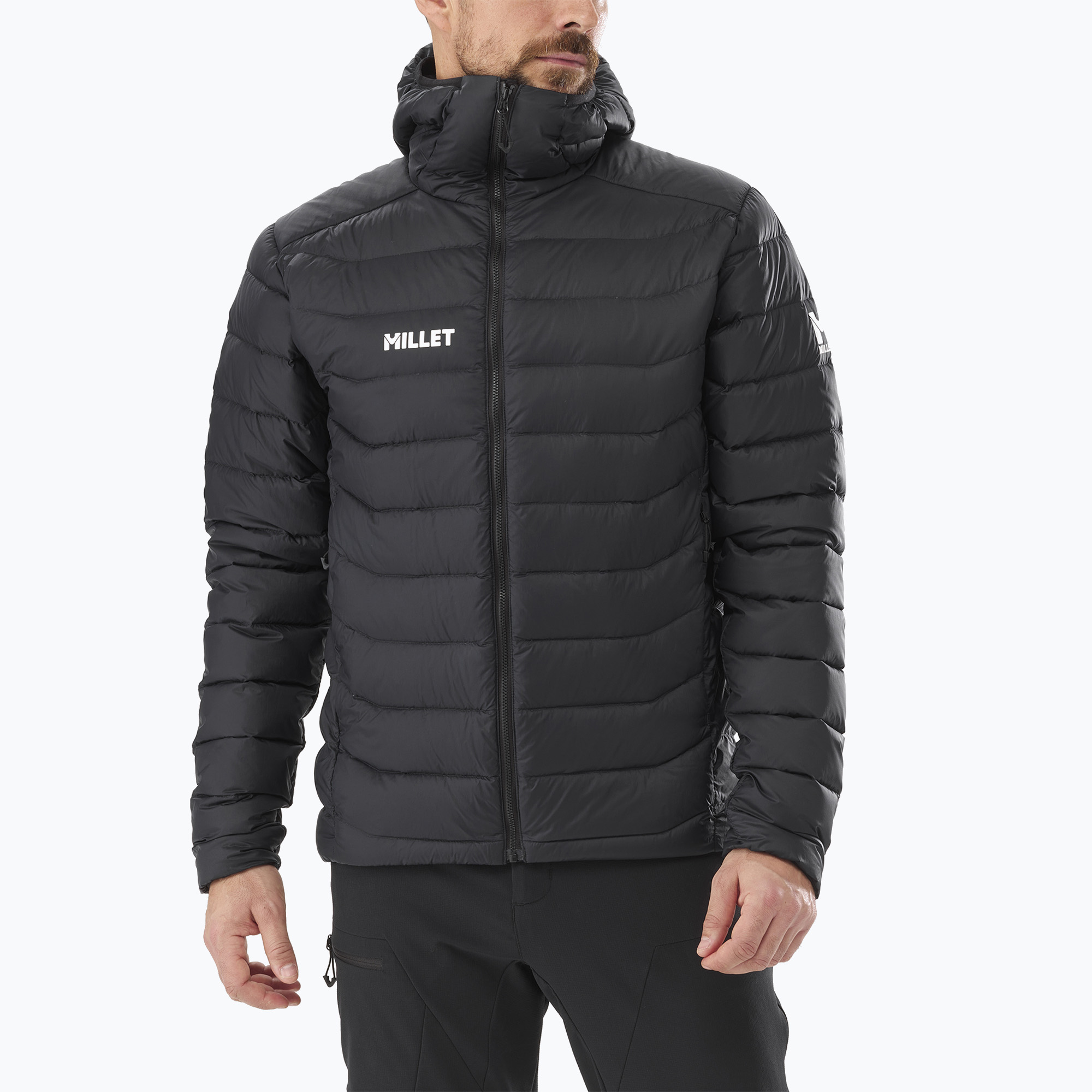 Men's Millet Kamet Down Hoodie black/ noir jacket (XL)