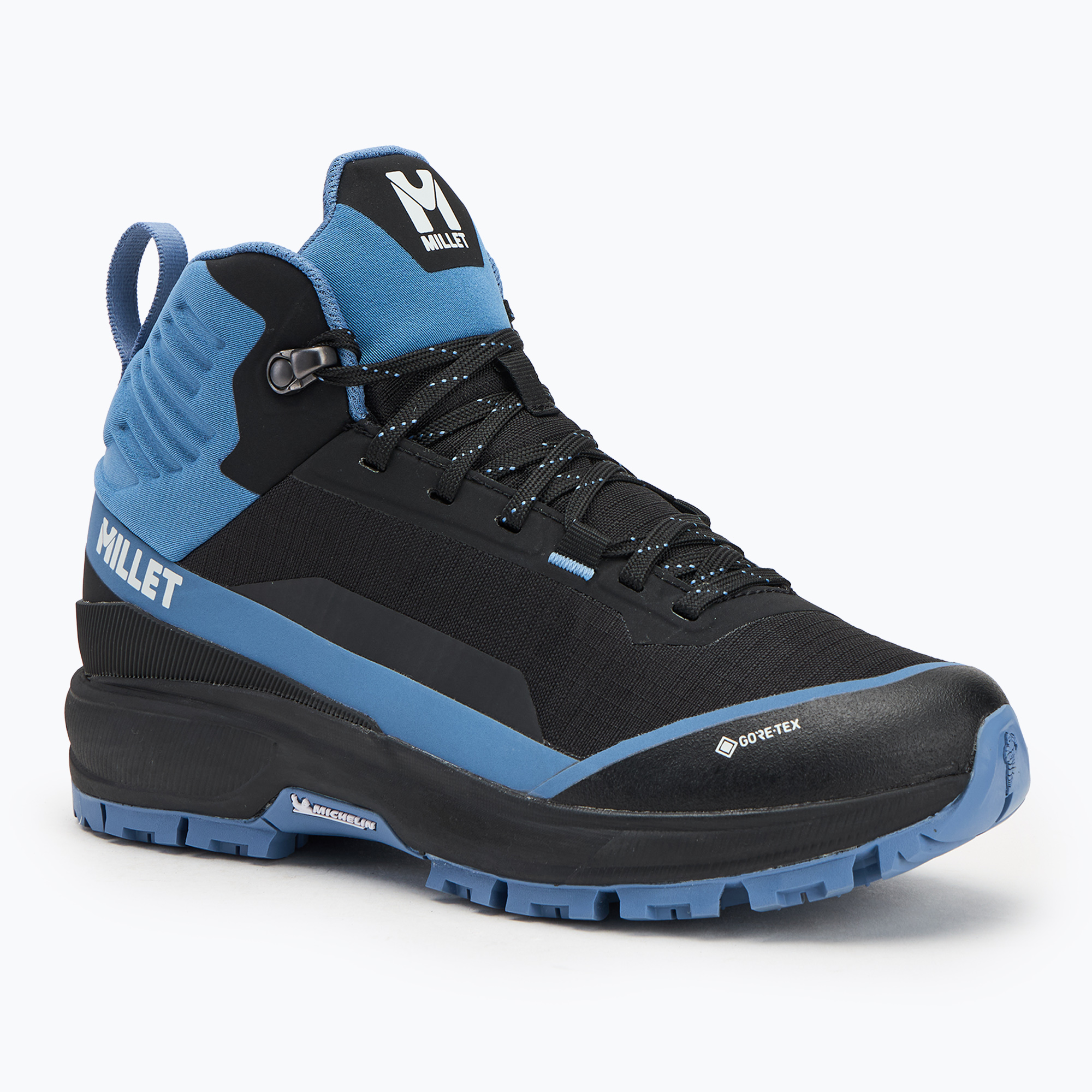 Women's trekking boots Millet Wanaka Mid GTX black/ coronet blue (39 1/3 EU)