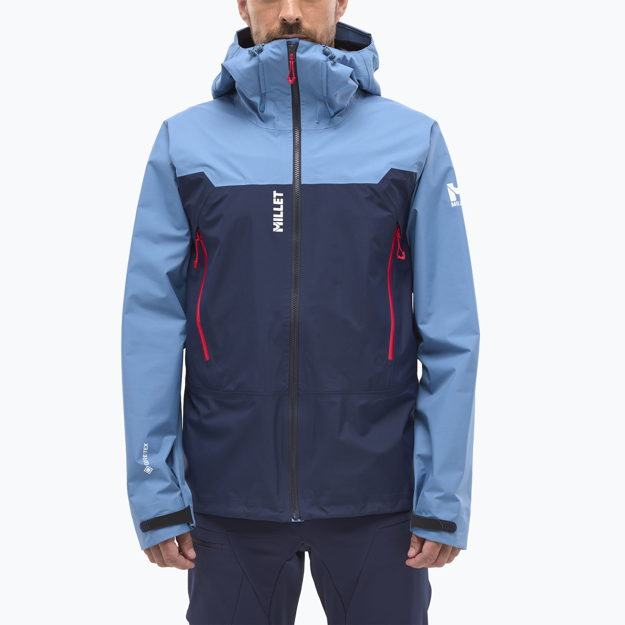Men's Millet Kamet Light GTX rain jacket saphir/coronet blue (XL)