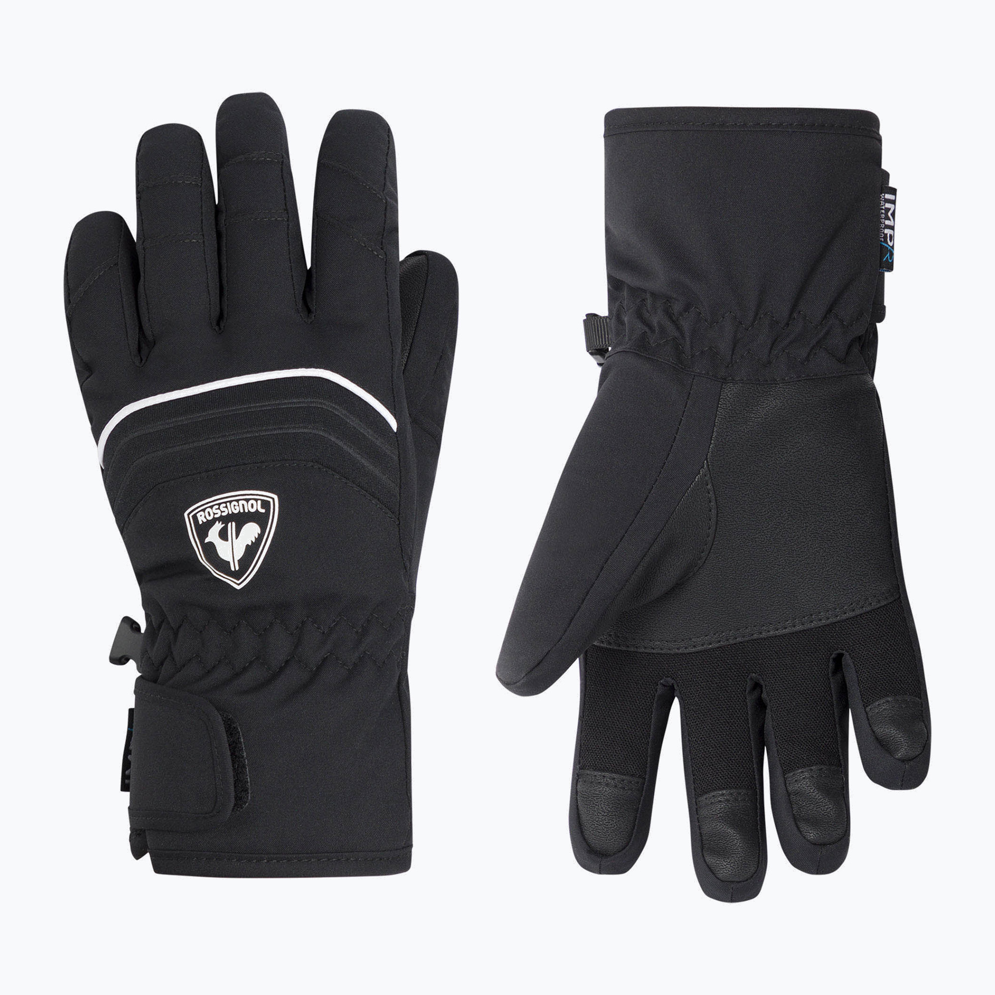 Rossignol Jr Tech Impr G children's ski glove black (10)