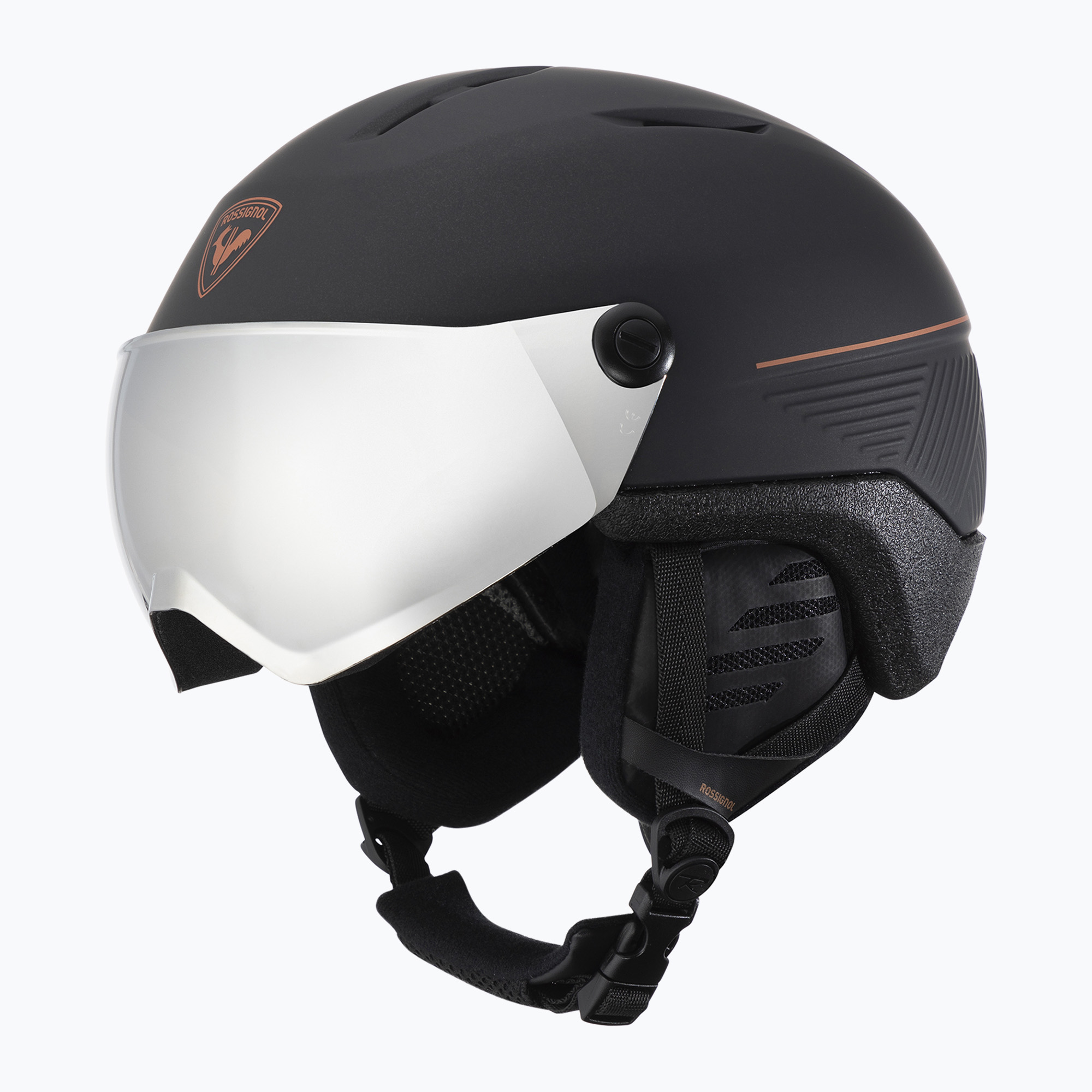 Rossignol Fit Visor Impacts Ski Helmet Photo black (51-55 cm (S-M))