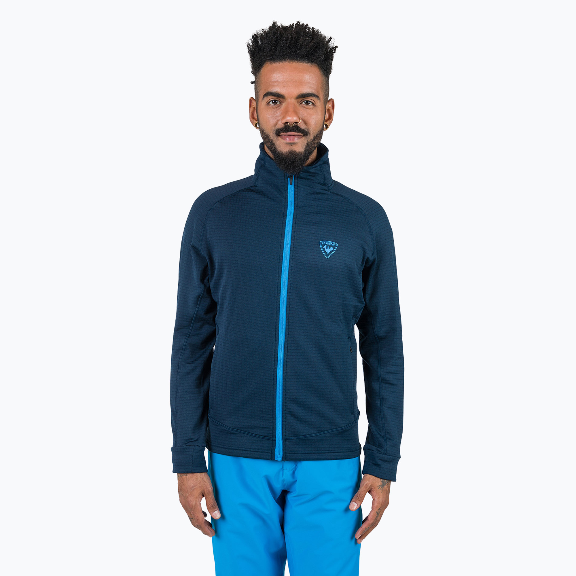 Men's Rossignol Blackside Fleece Fz sweatshirt dark navy (S)