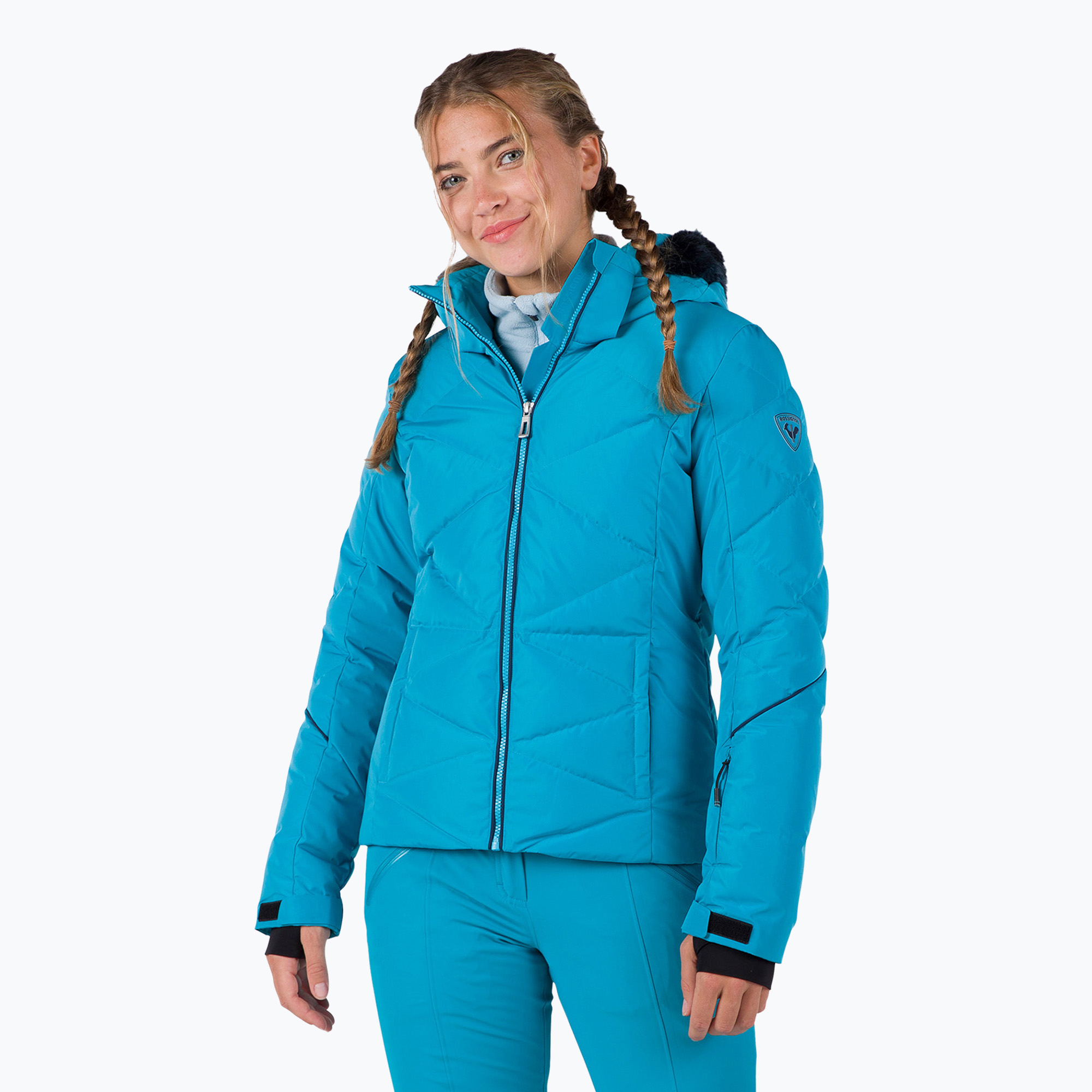 Women's Rossignol Staci Pearly Jkt niagara ski jacket (S)