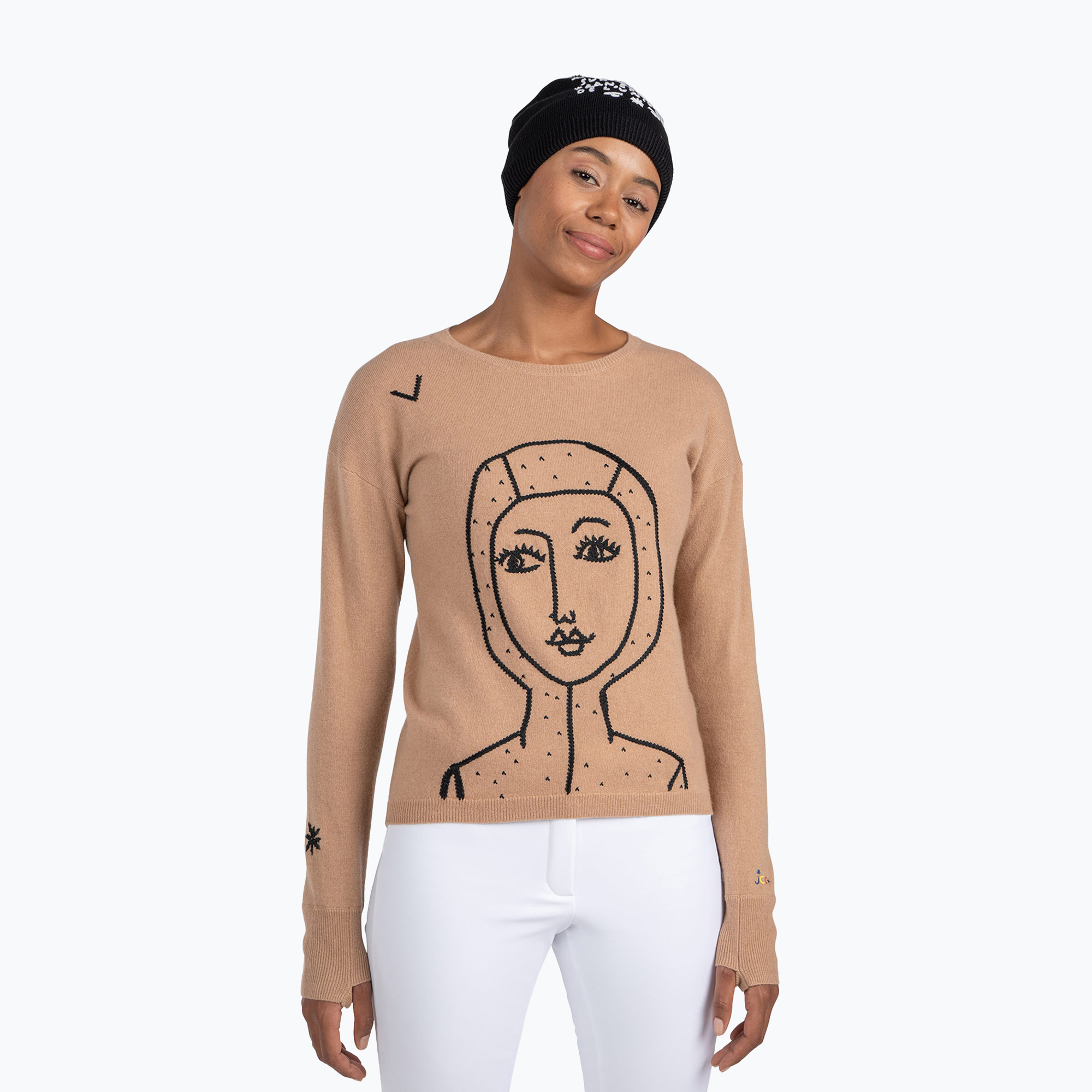 Rossignol women's jumper Jcc Lina Pull beige (L)