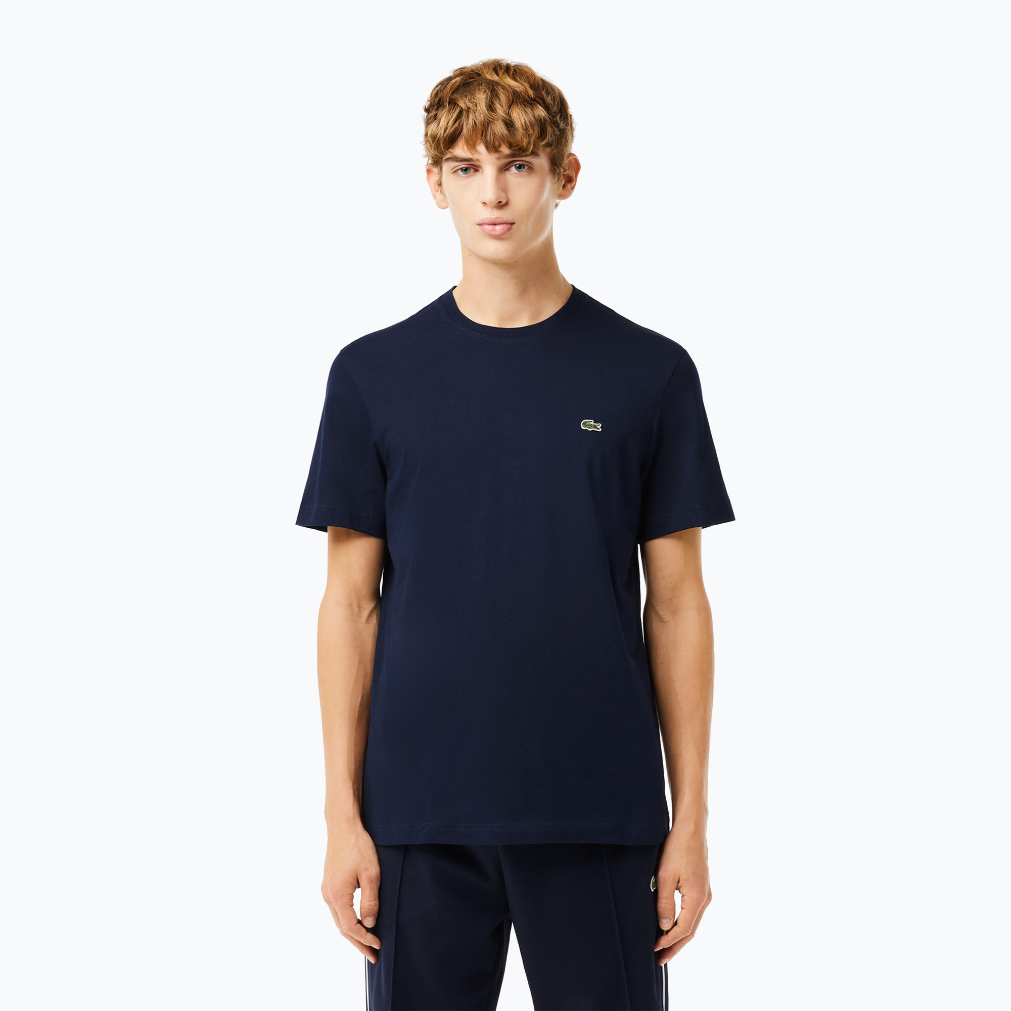 Lacoste men's T-shirt TH2038 navy blue (S)