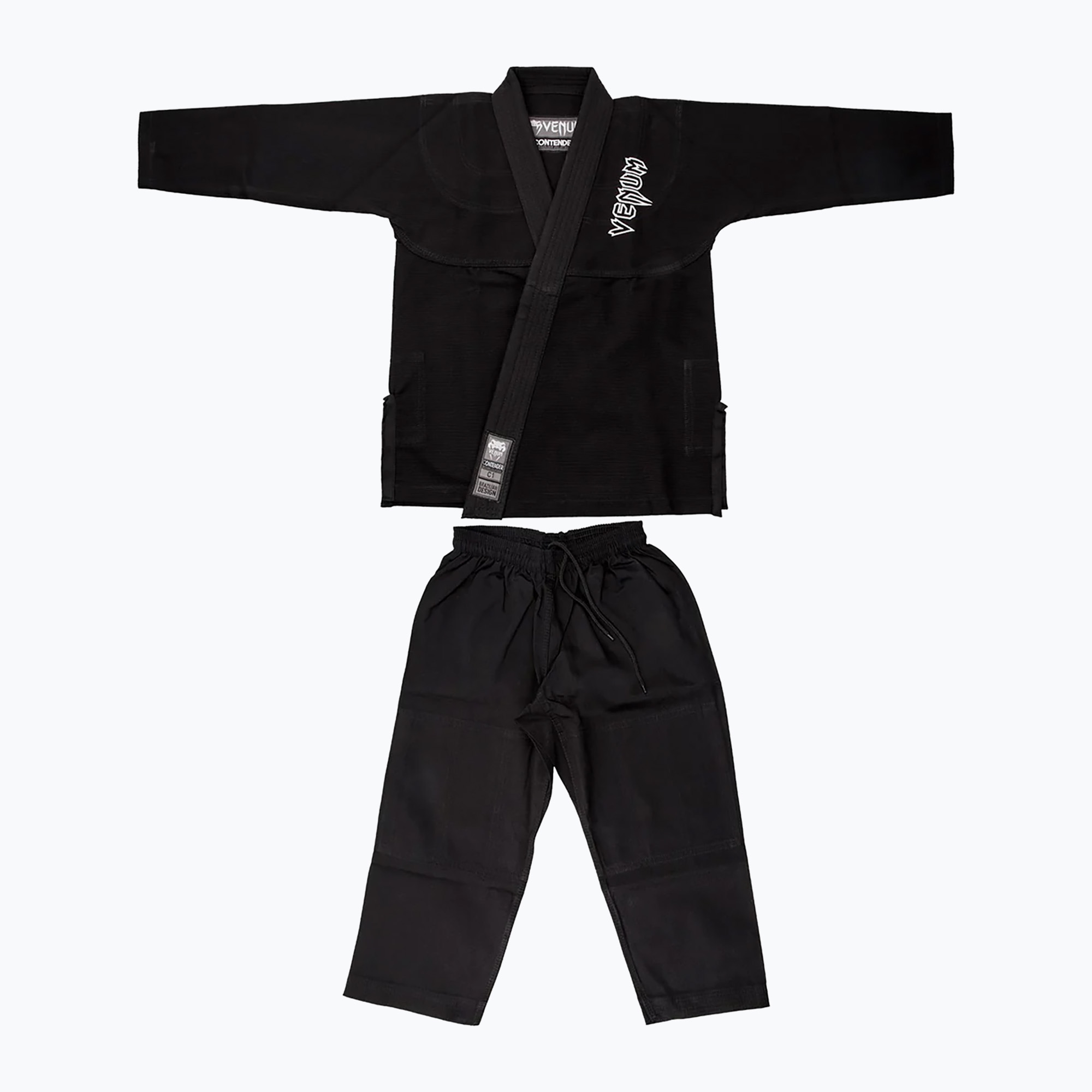 GI for children's Brazilian jiu-jitsu Venum Contender Evo black