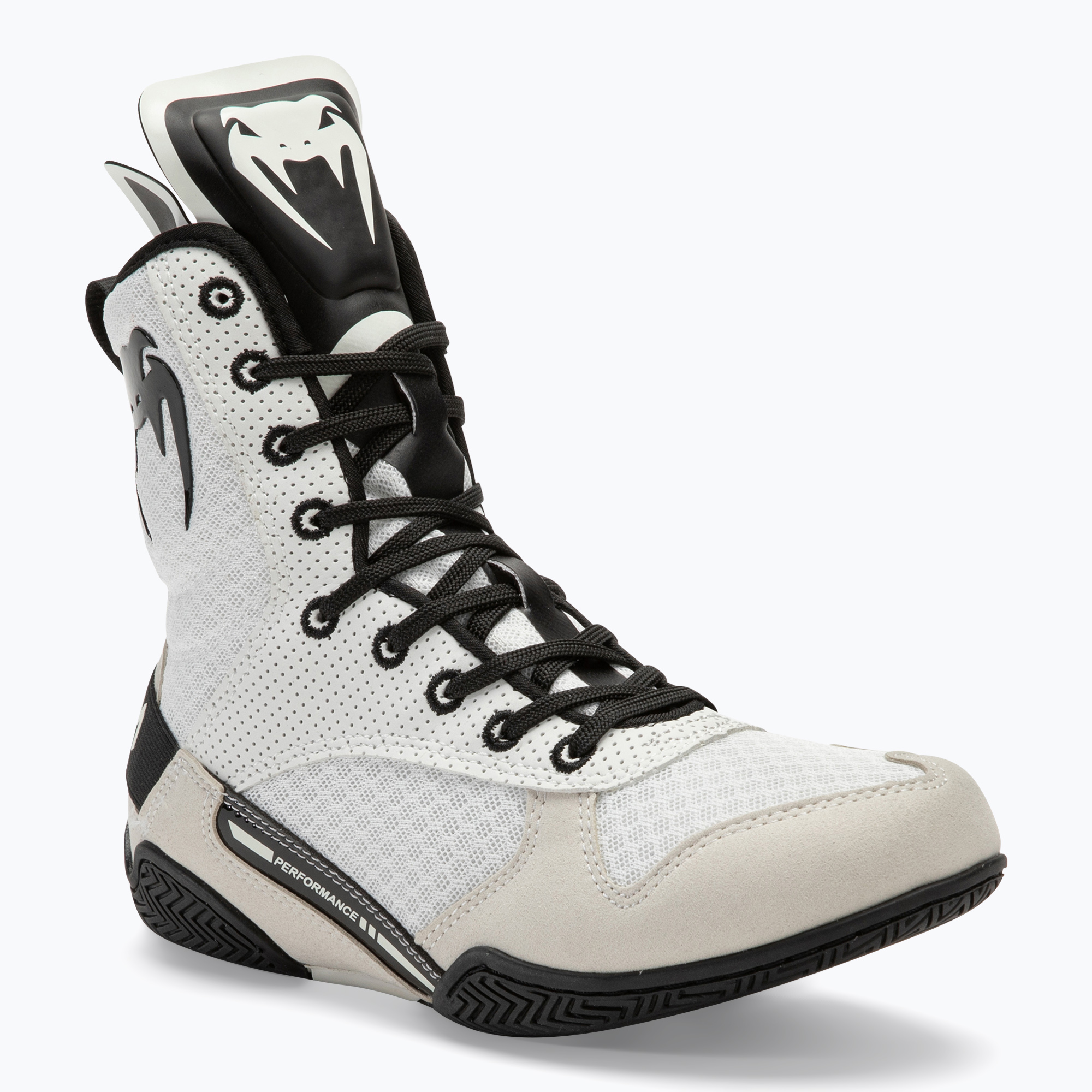 Venum Elite Boxing shoes white/black (45 EU)