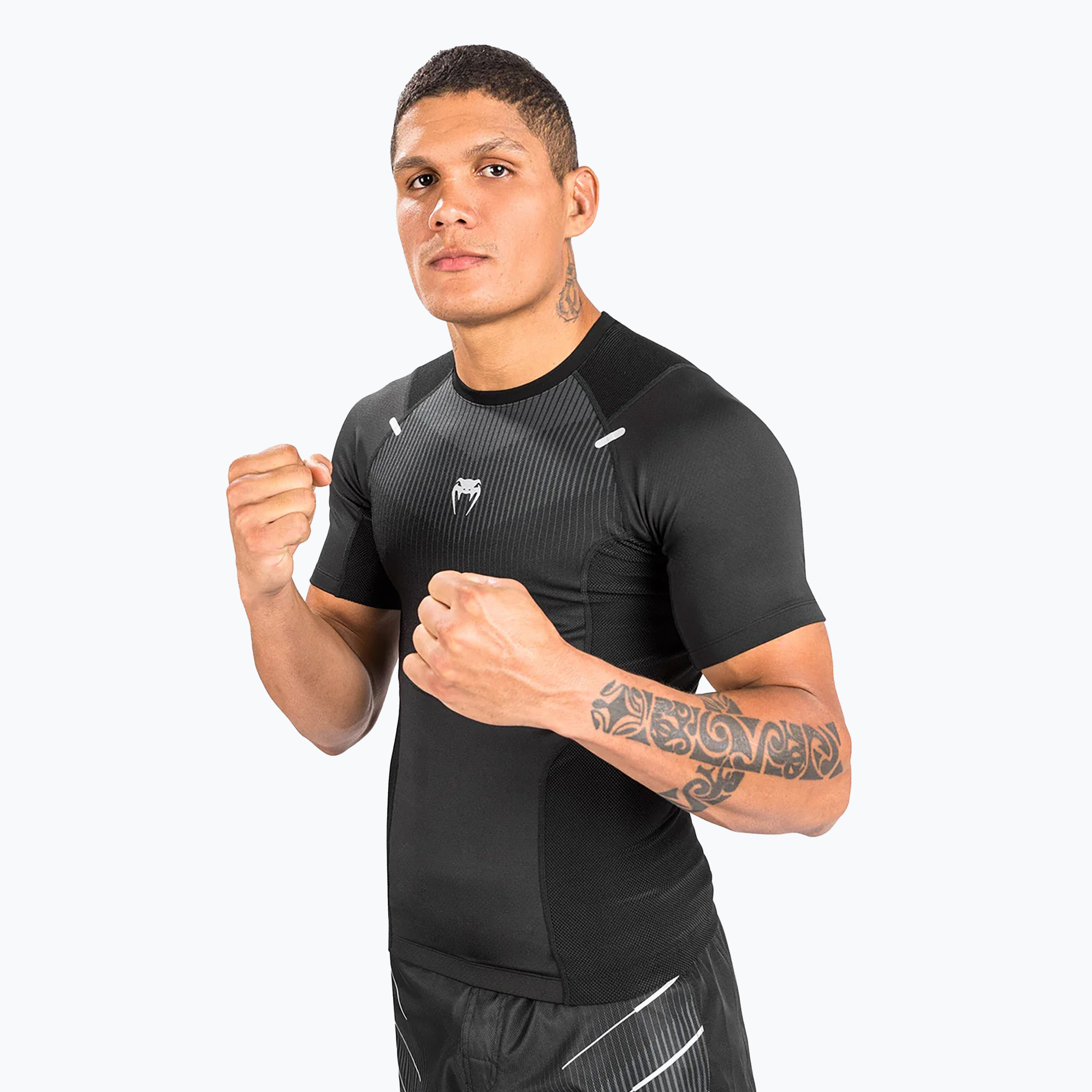 Venum Biomecha men's rashguard black/grey (XXL)