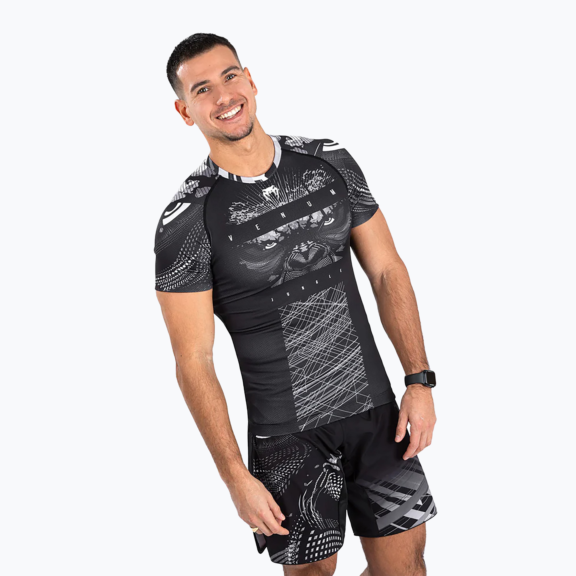 Men's Venum Gorilla Jungle Rashguard black/white (M)