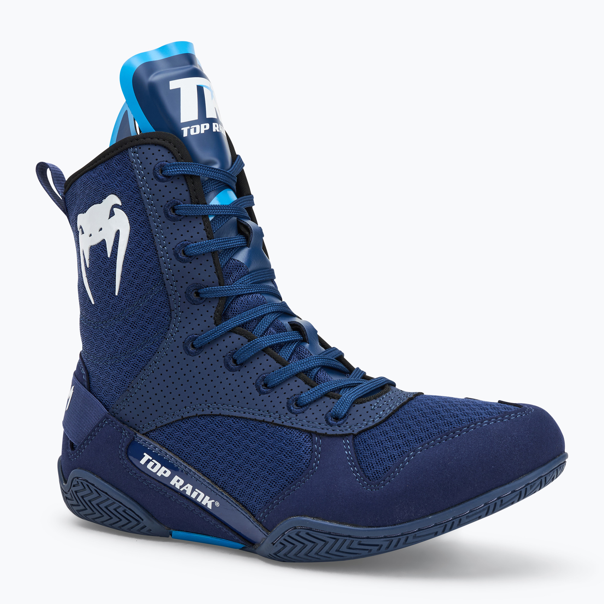 Men's boxing boots Venum X Top Rank Original navy blue (45 EU)