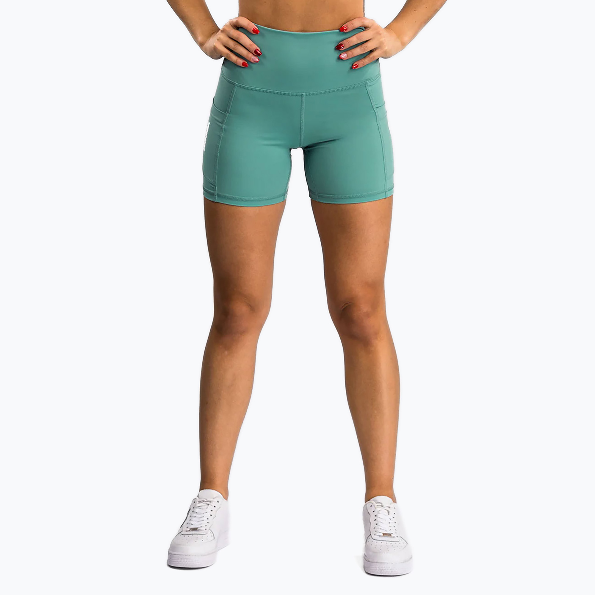 Women's training shorts Venum Essential Women's Bike Shorts aqua green (S)