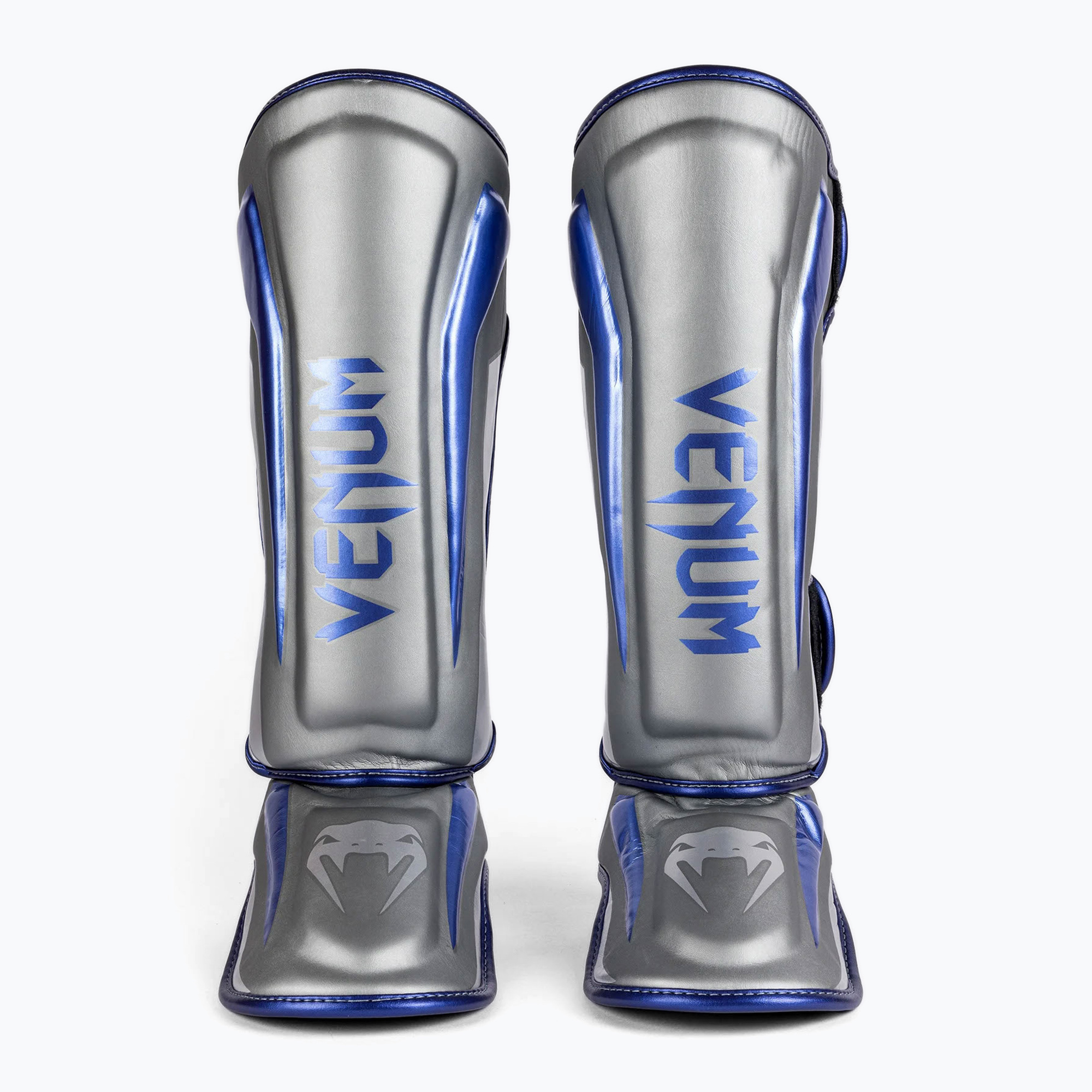 Venum Elite Standup Shin Guards tibia and foot protectors grey (L)