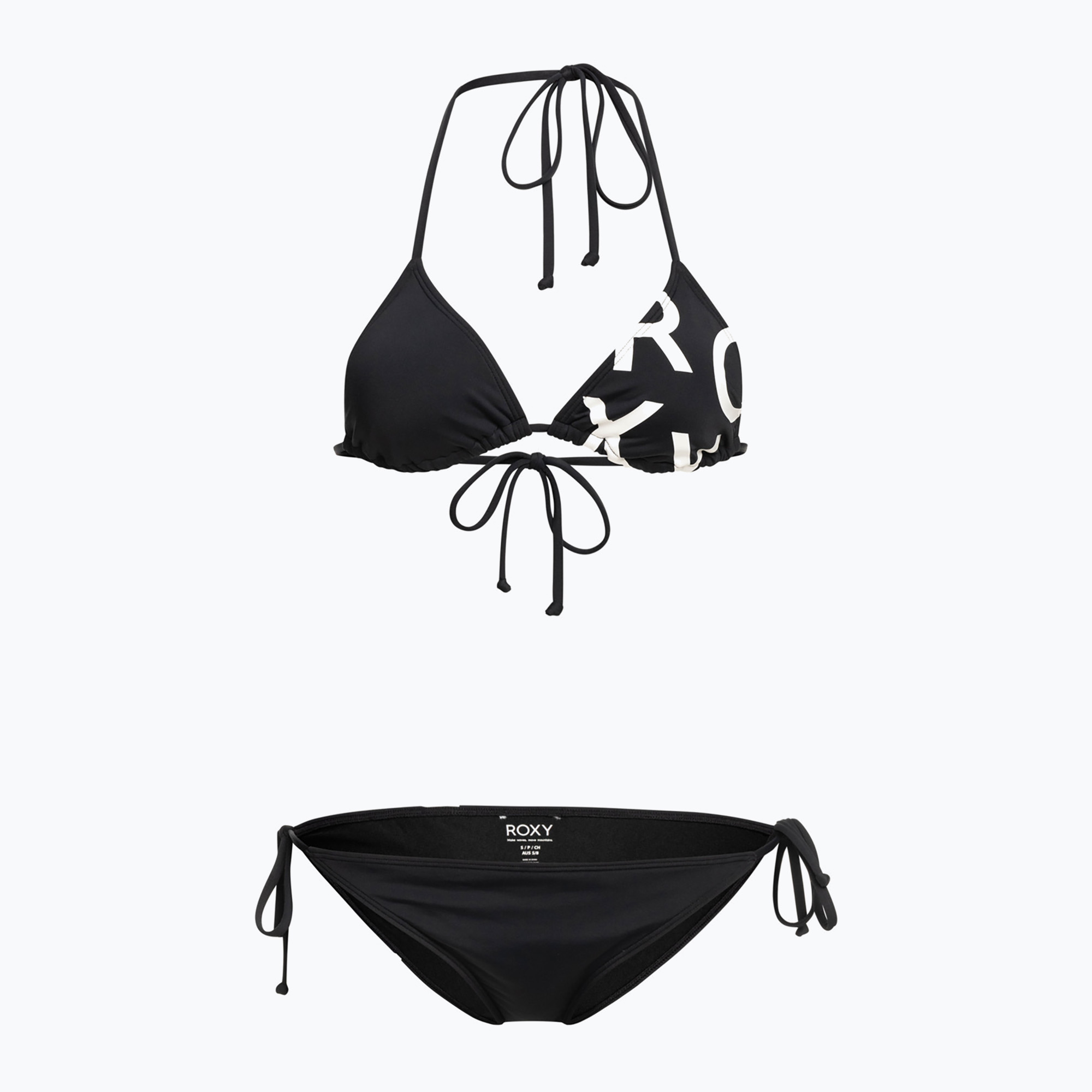 Women's two-piece swimsuit ROXY Beach Classics Tie Side anthracite