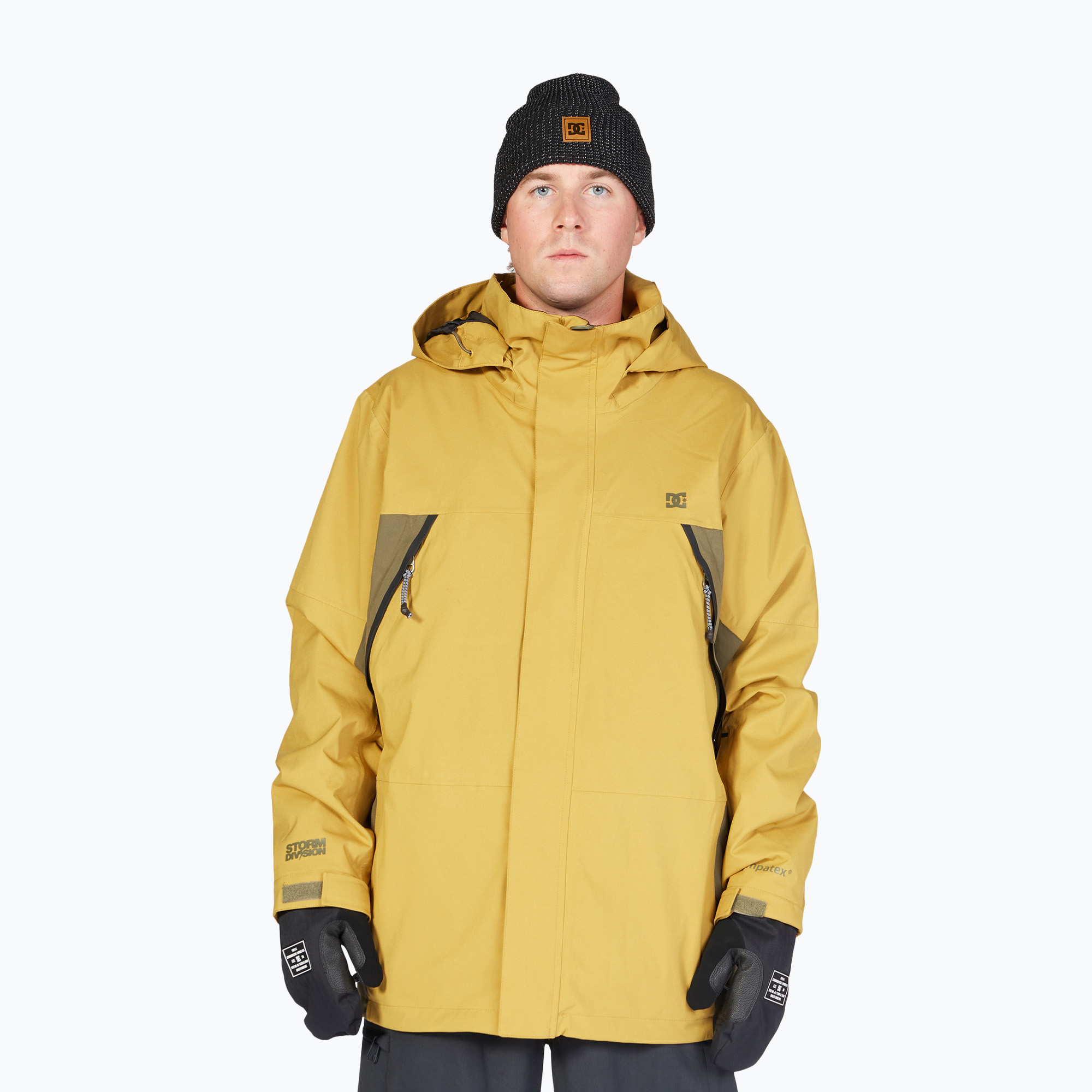 Men's snowboard jacket DC Command 45K bronze mist (S)