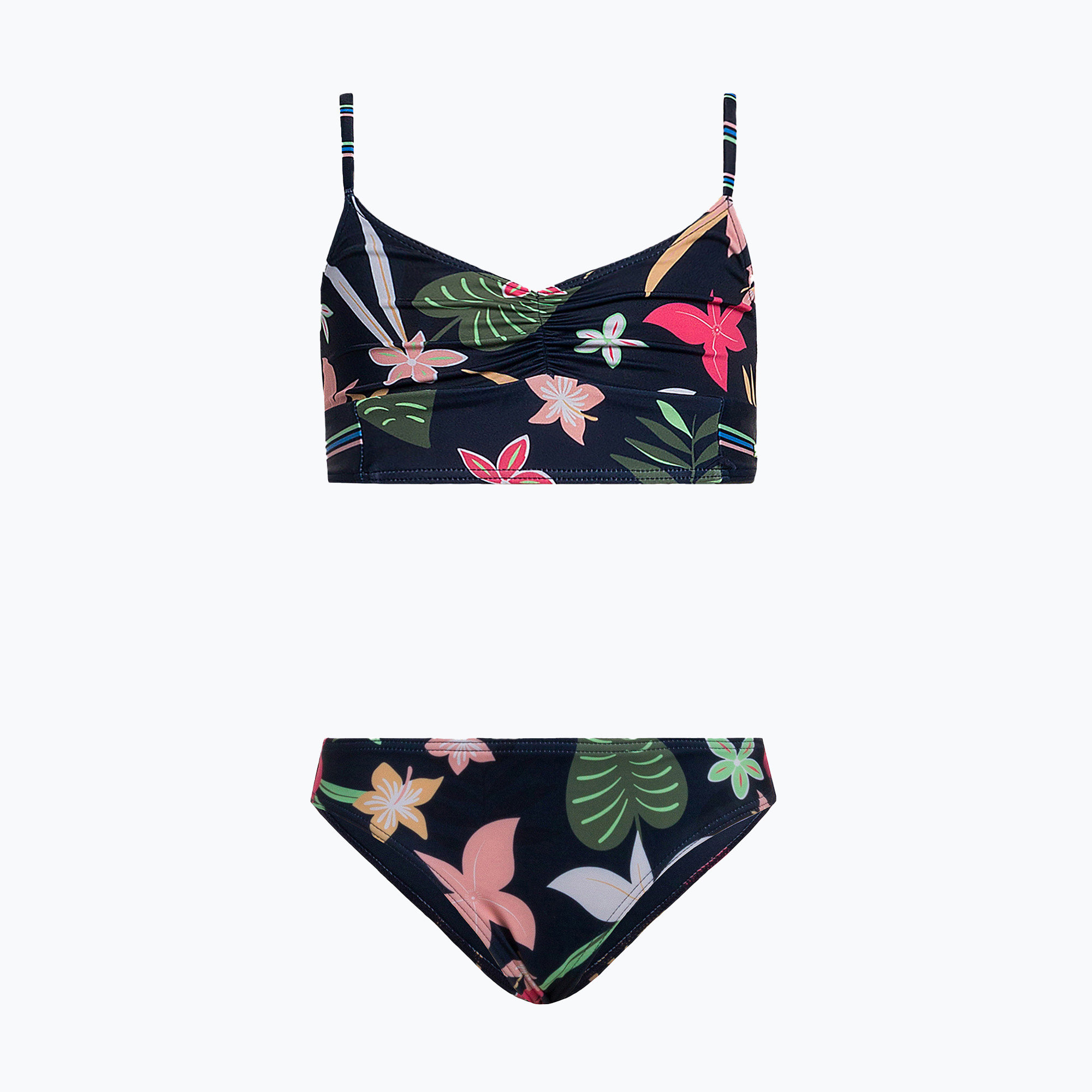 Children's two-piece swimsuit ROXY Vacay For Life Crop Top Set 2021 mood indigo alma swim