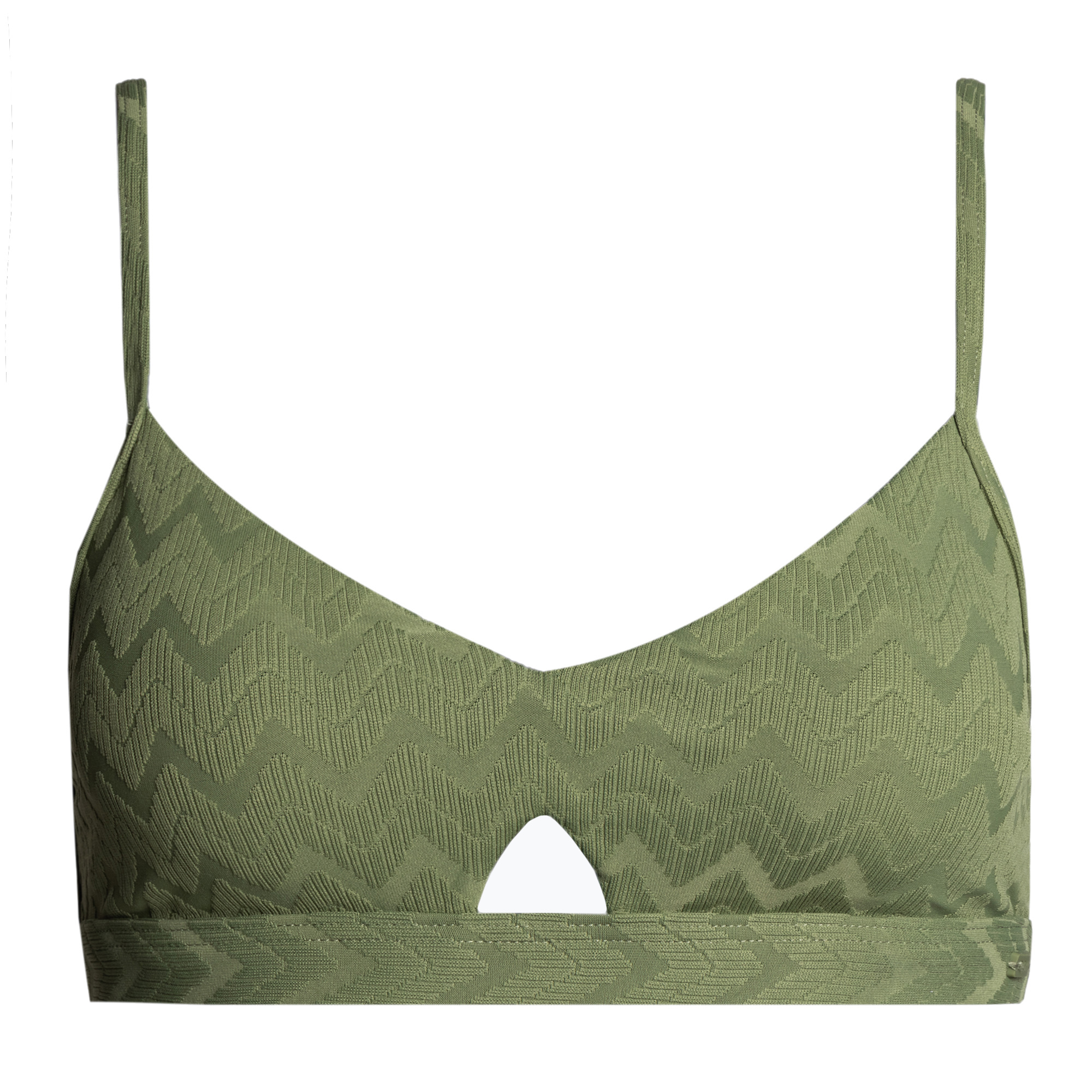 Swimsuit top ROXY Current Coolness Bralette 2021 loden green (XS)