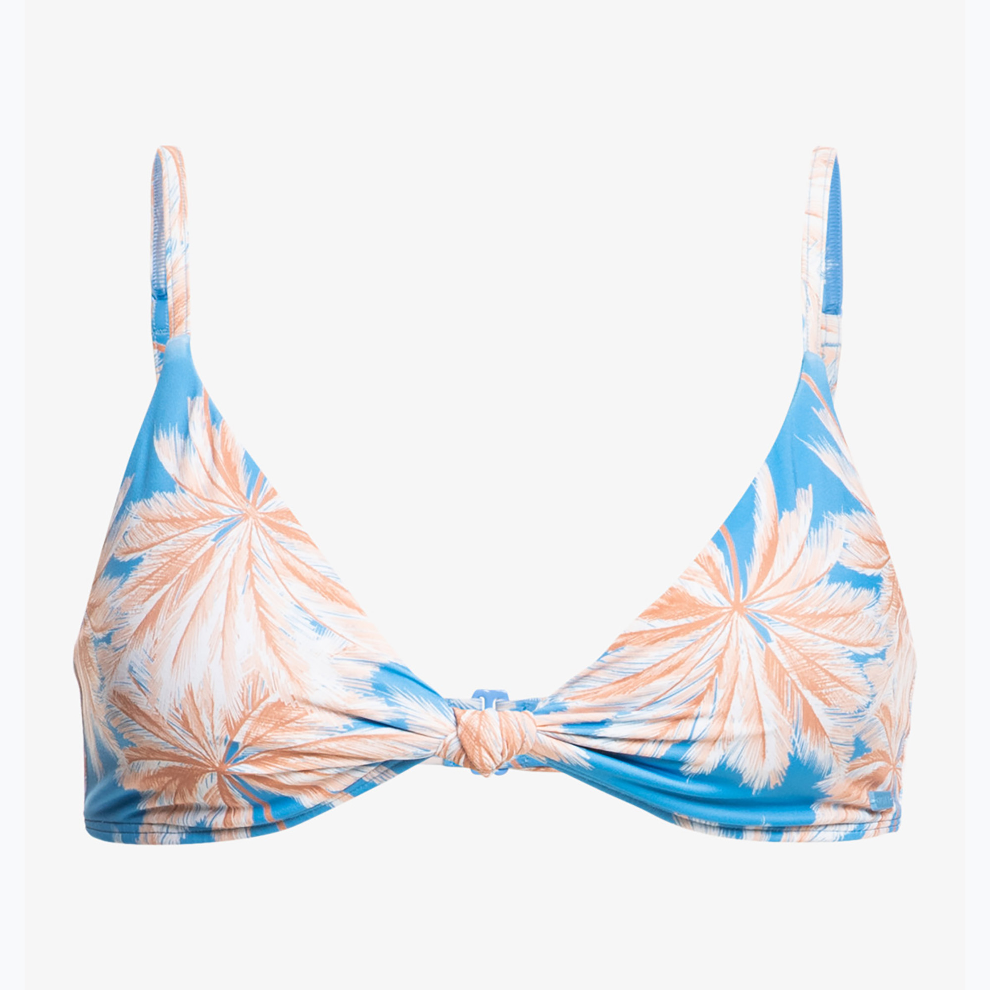 Swimsuit top ROXY Love The Surf Knot 2021 azure blue palm island (XS)