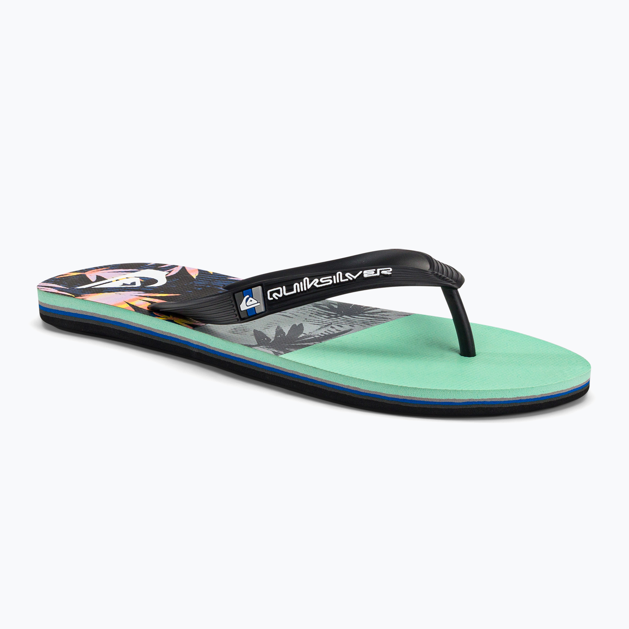 Men's Quiksilver Molokai Panel blue flip flops AQYL101263-XKBS (39 (6 US))
