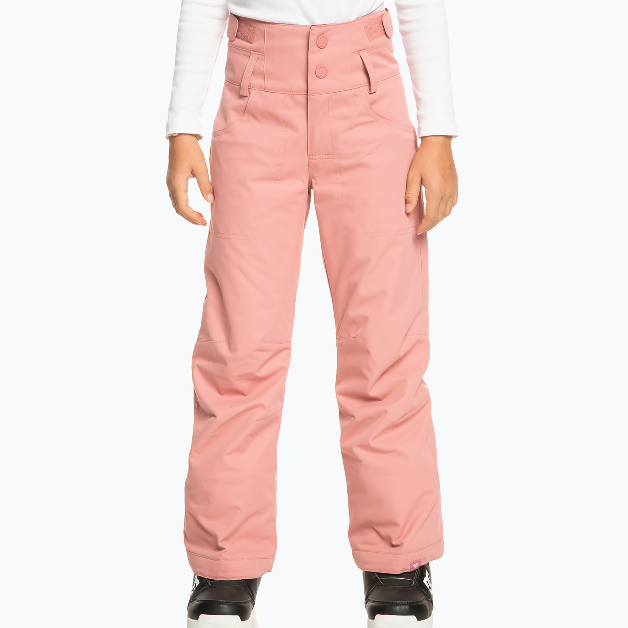 Children's snowboard trousers ROXY Diversion Girl dusty rose (12/L)