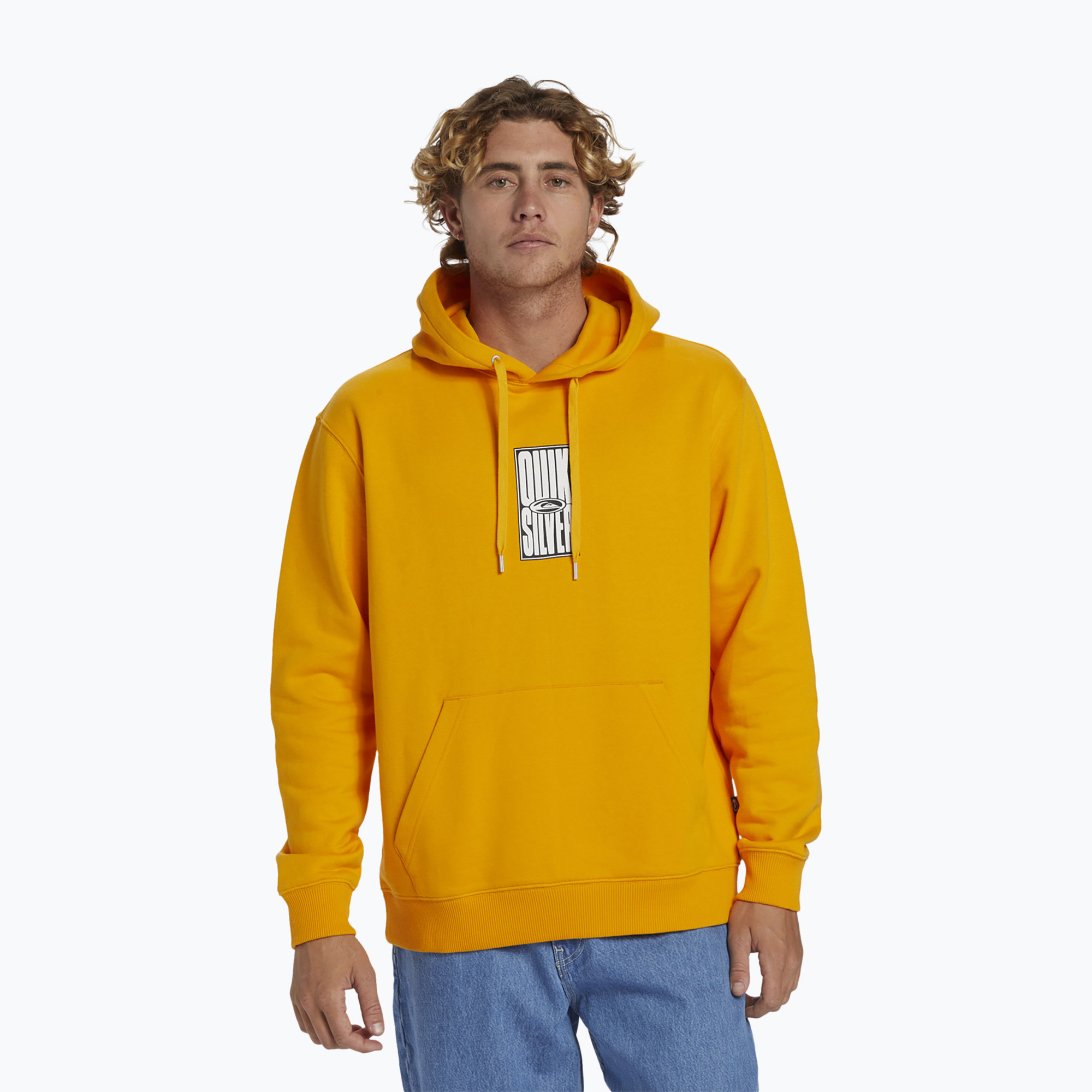 Quiksilver men's Saturn Hoodie radiant yellow